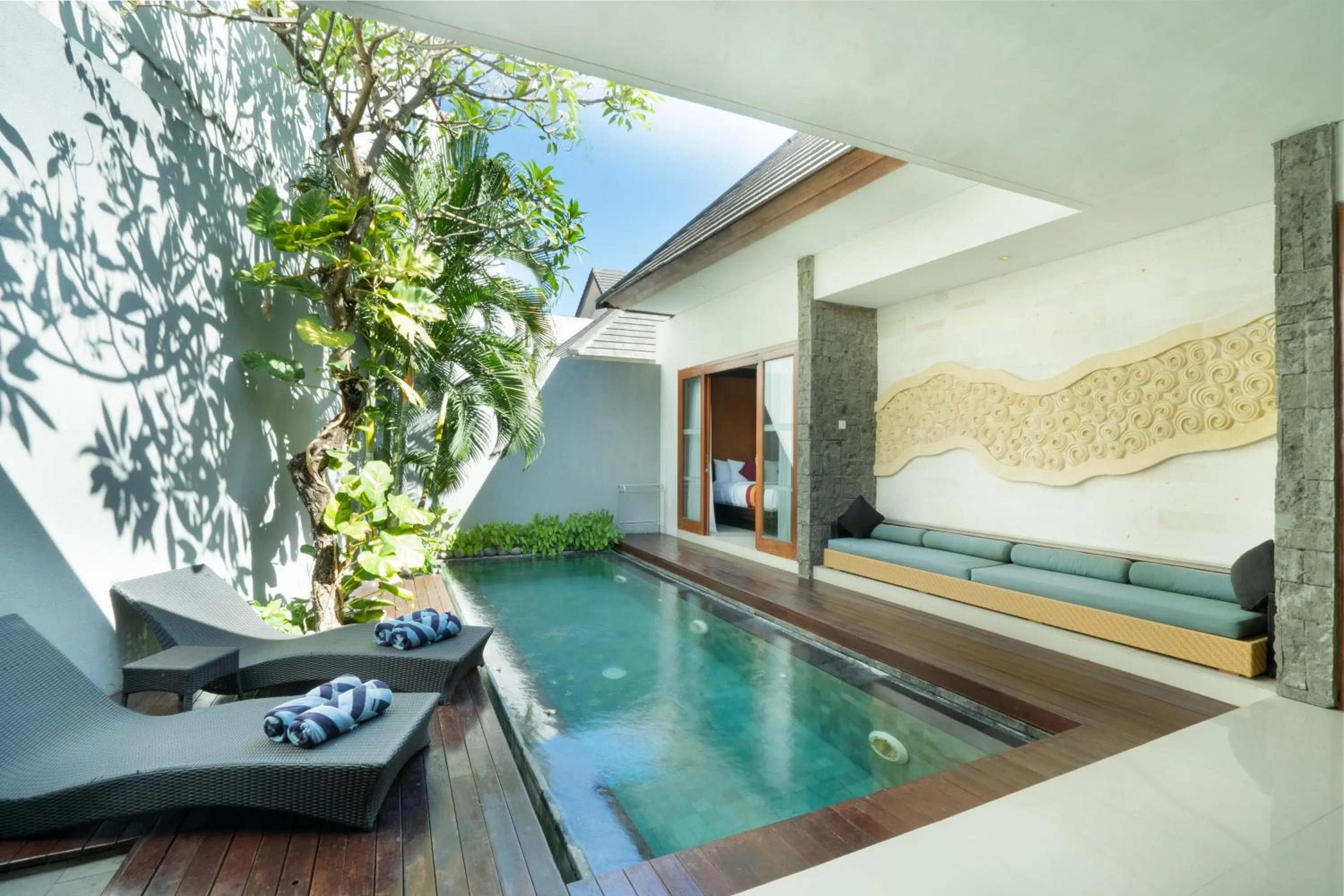 Swimming pool in Samaja Villas Seminyak