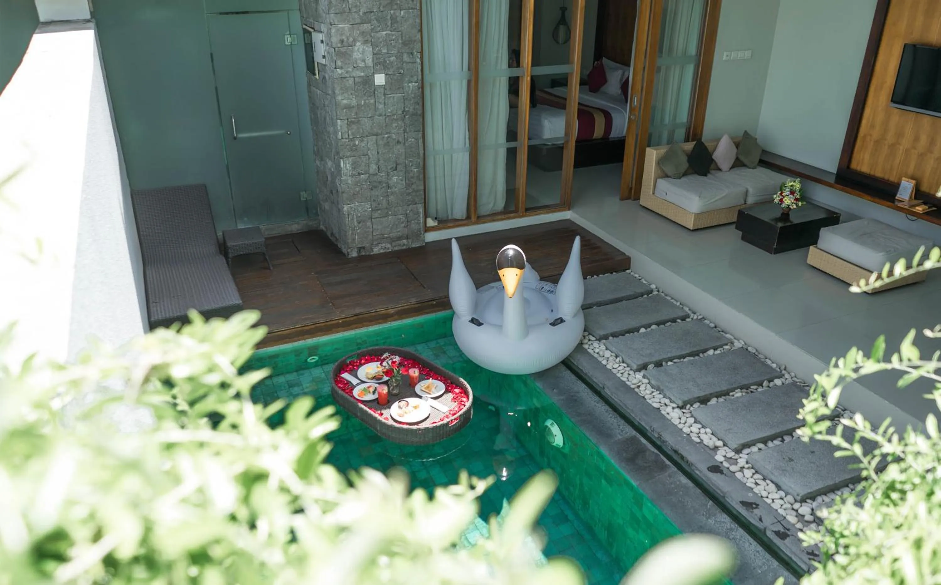 Swimming pool in Samaja Villas Seminyak