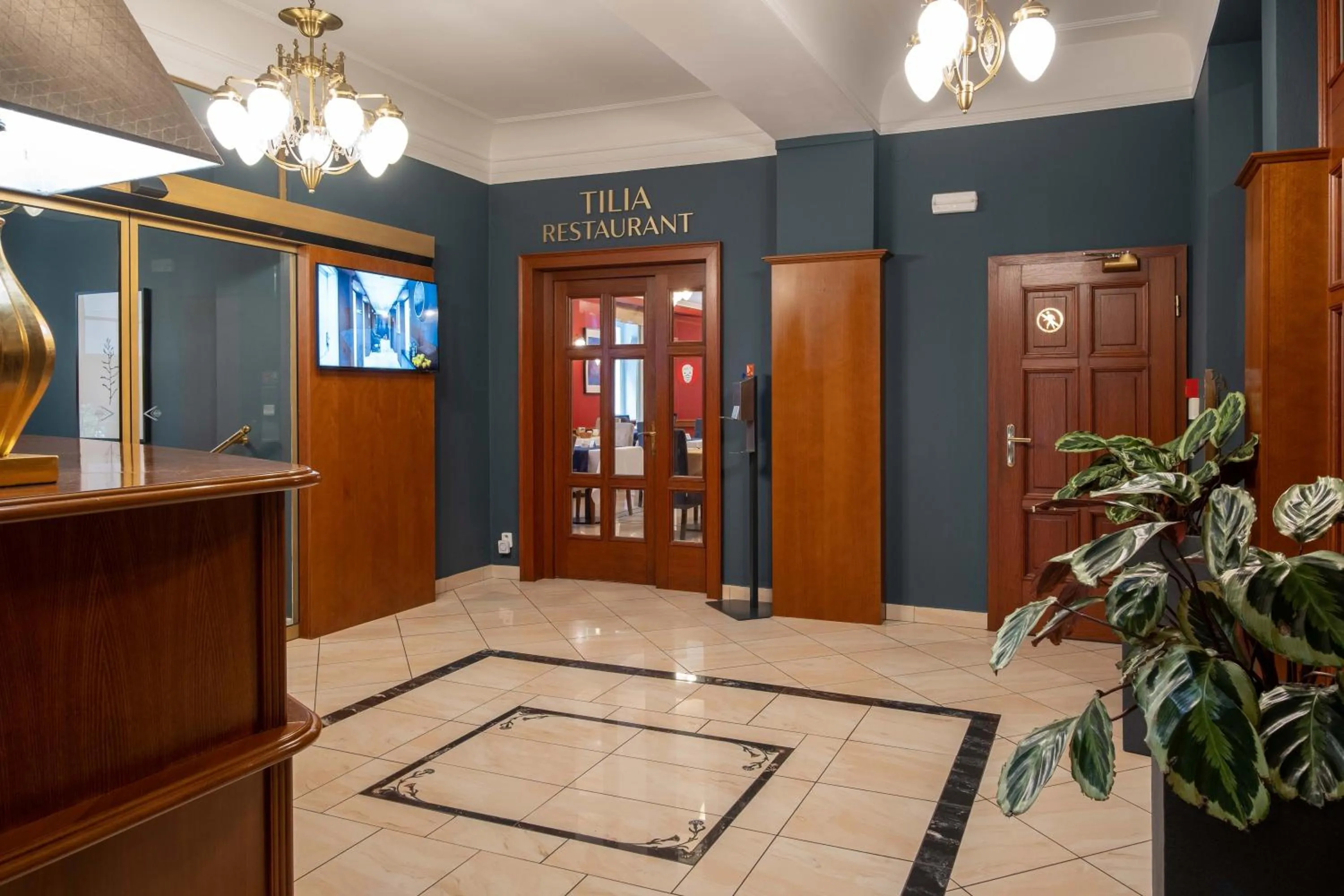 Lobby or reception in Spa & Wellness Hotel Silva