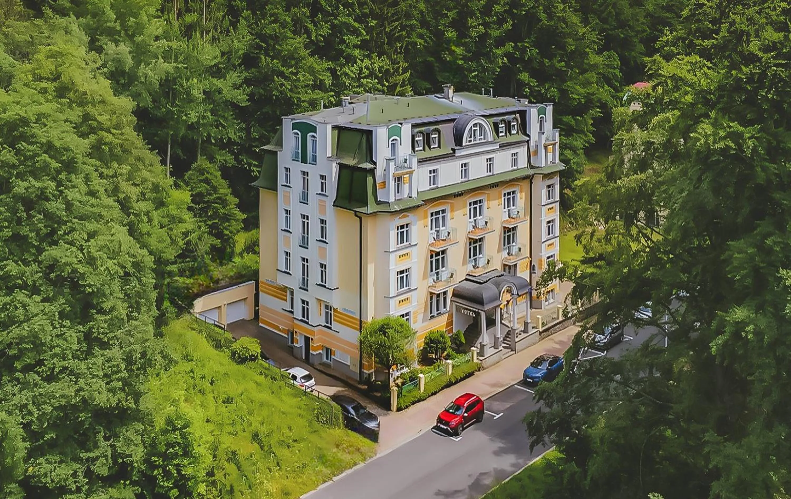 Property building in Spa & Wellness Hotel Silva