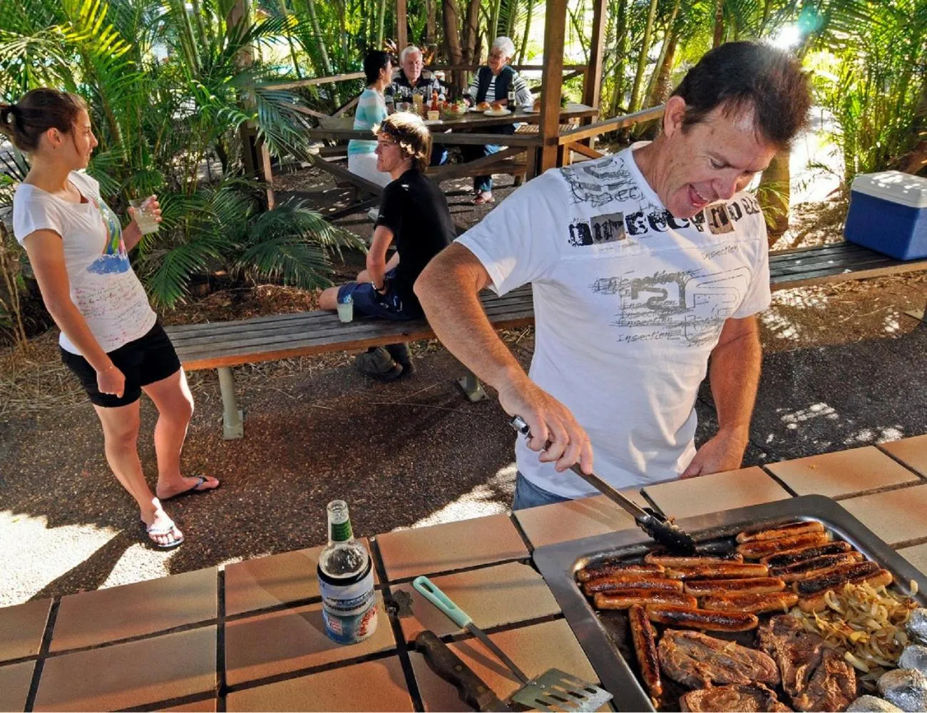 BBQ facilities in BIG4 Karuah Jetty Holiday Park