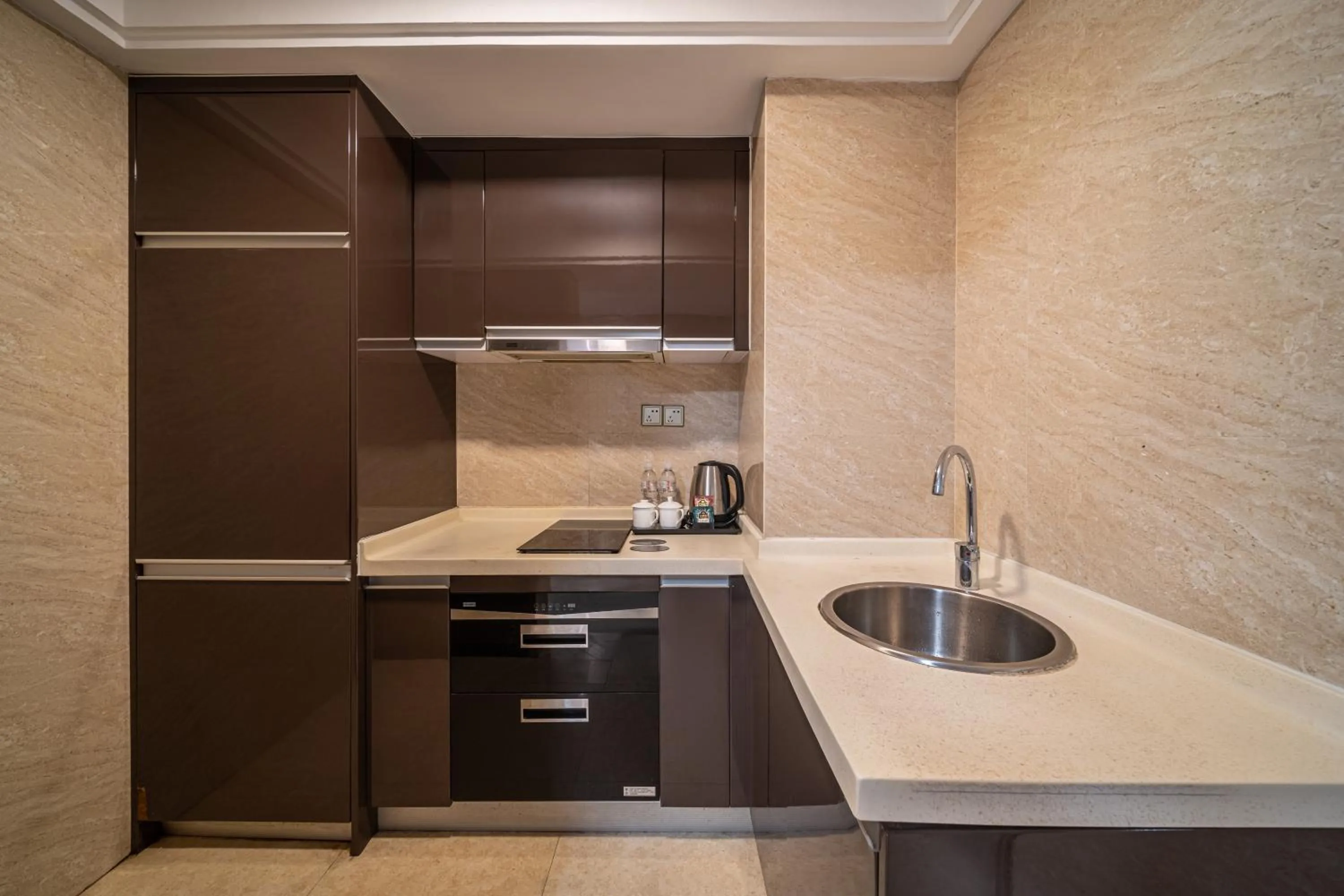 Kitchen or kitchenette in Foshan Poltton International Serviced Apartment