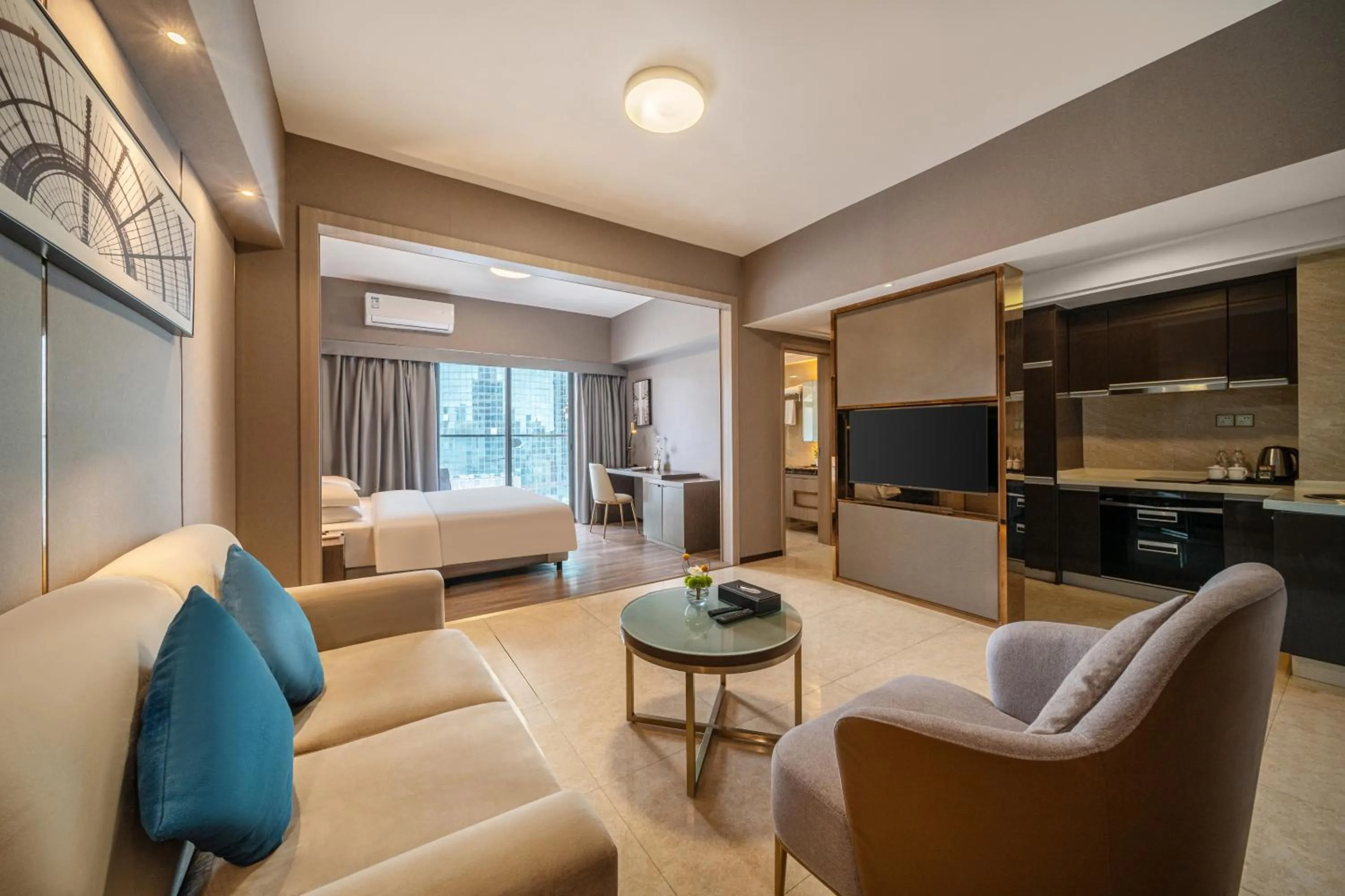 TV and multimedia in Foshan Poltton International Serviced Apartment