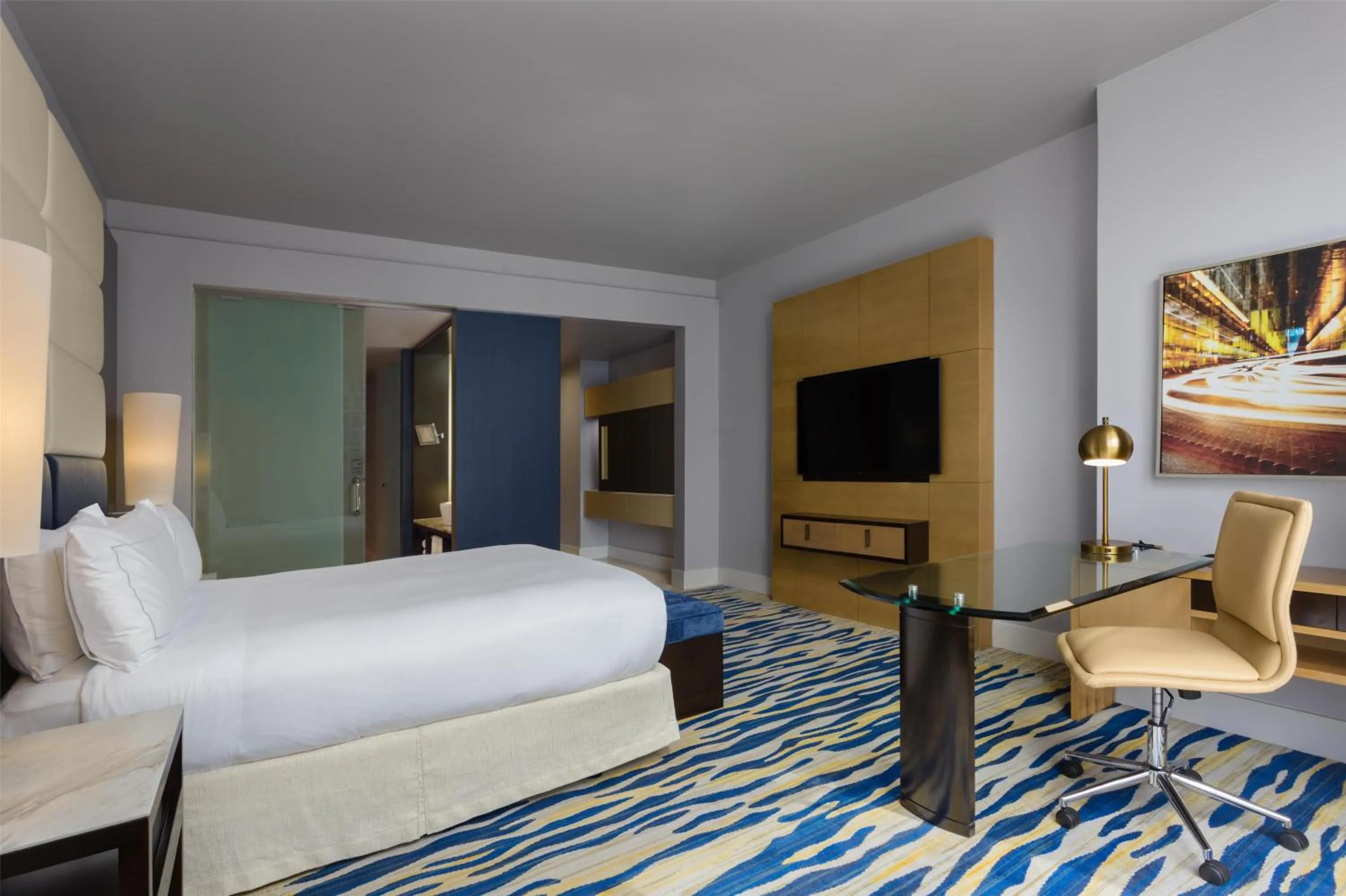 Bed in Hilton Panama