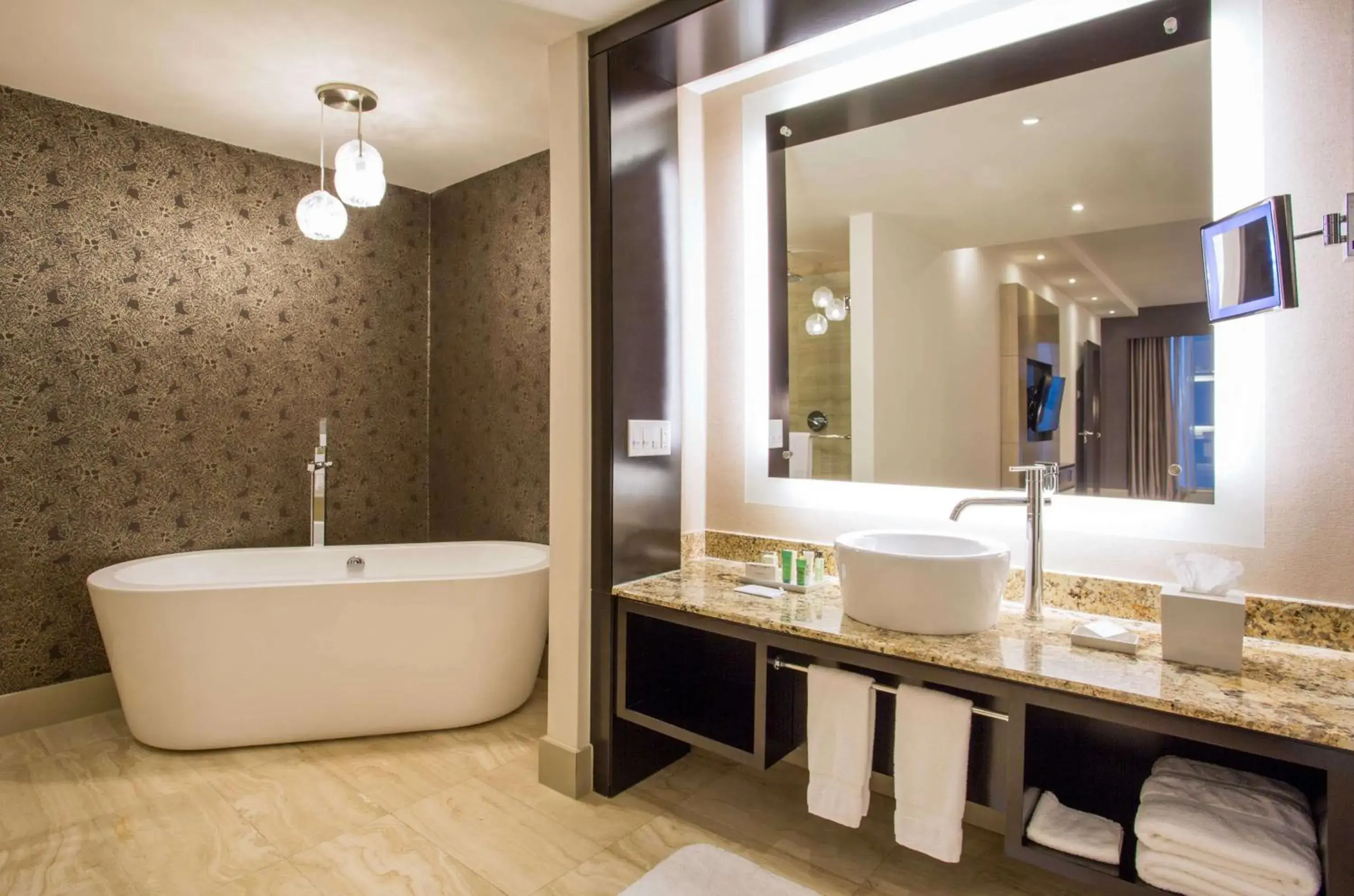 Bathroom in Hilton Panama Bathroom in Hilton Panama