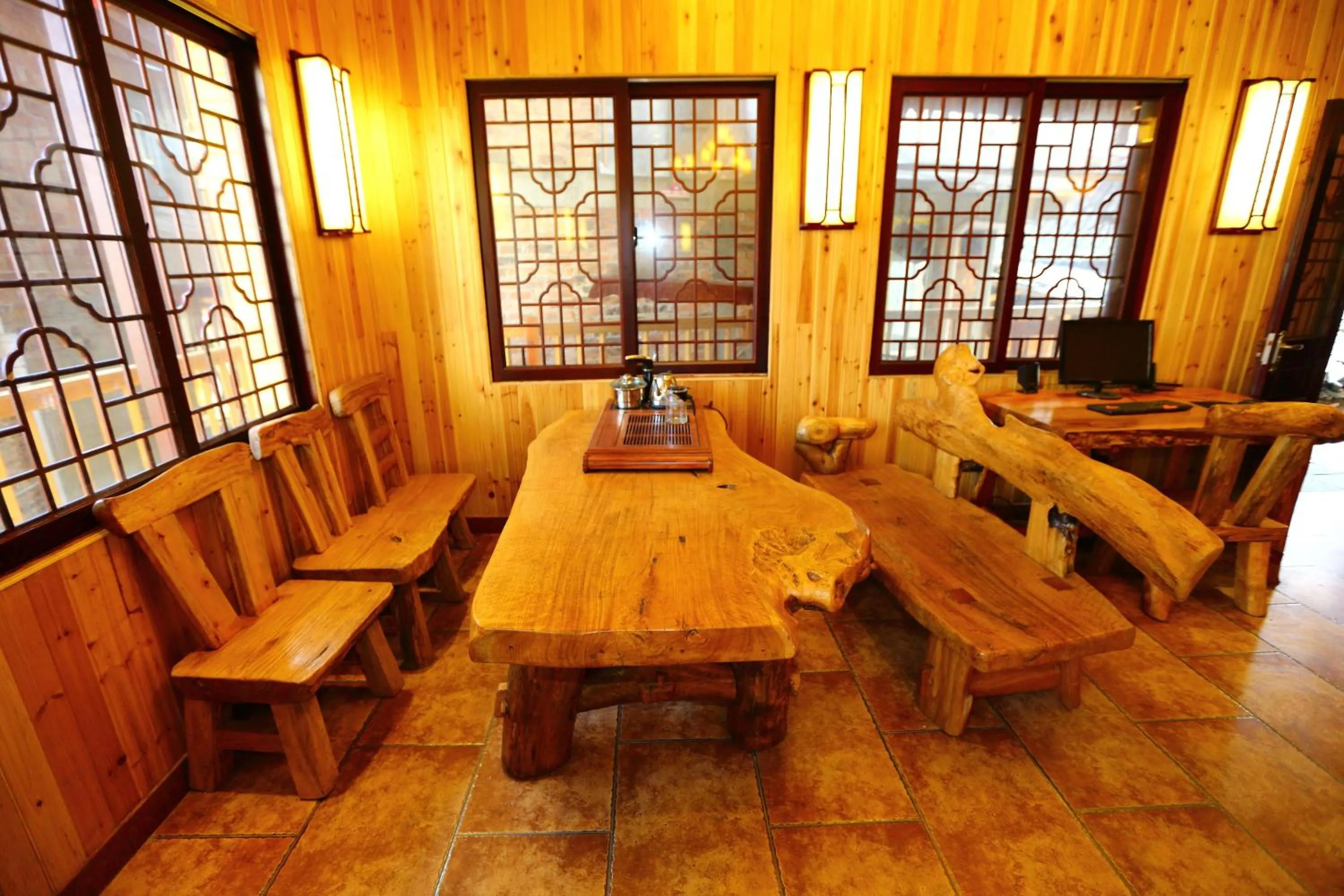 Lounge or bar in Longji Holiday Hotel