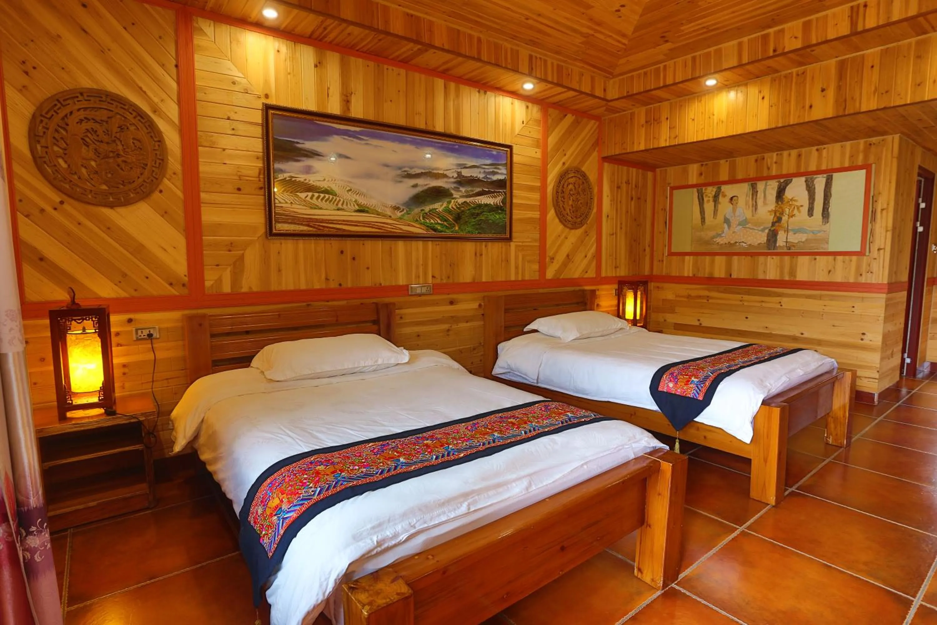 bunk bed, Bed in Longji Holiday Hotel