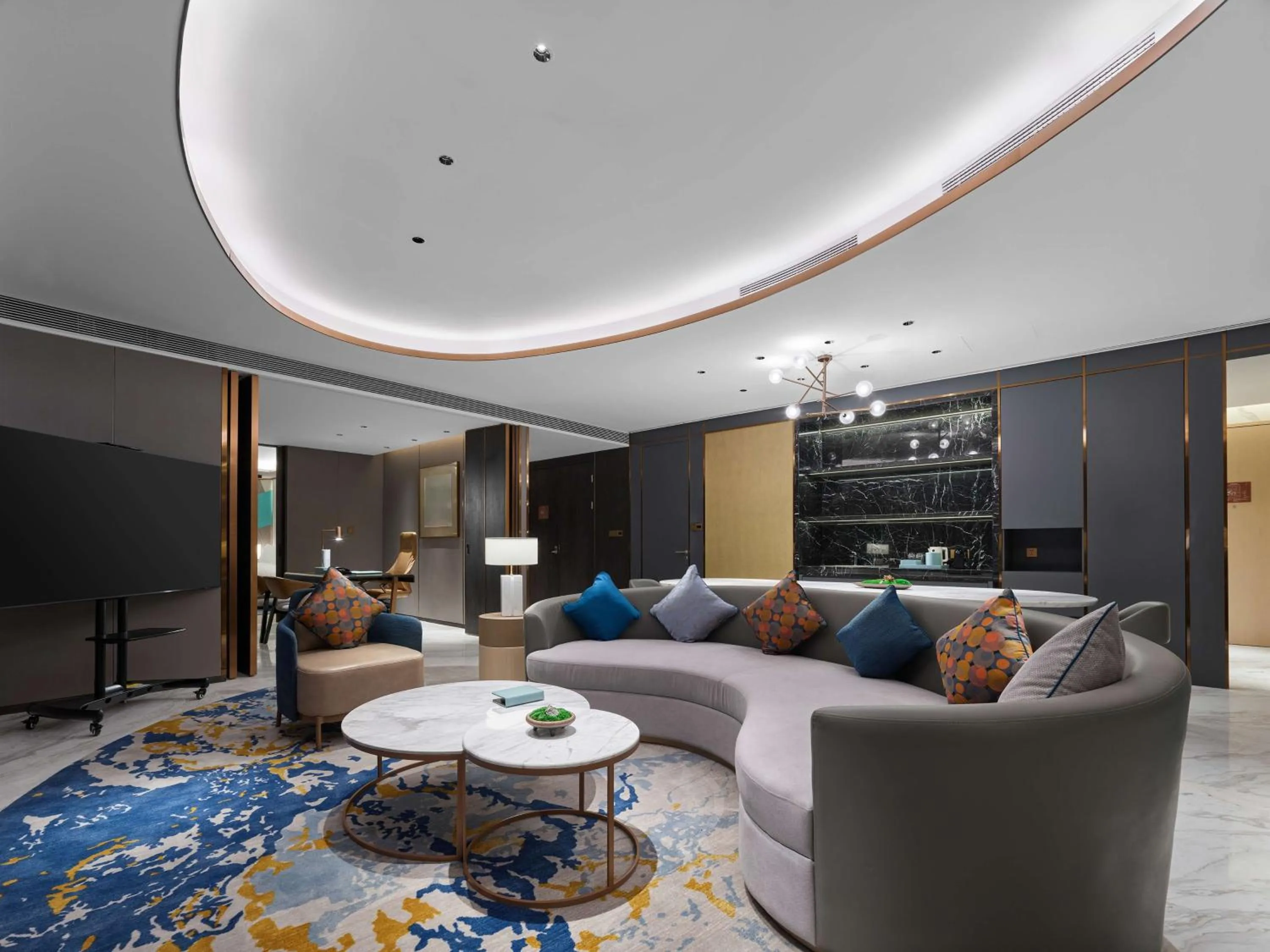 Living room in Doubletree By Hilton Nanning Wuxiang