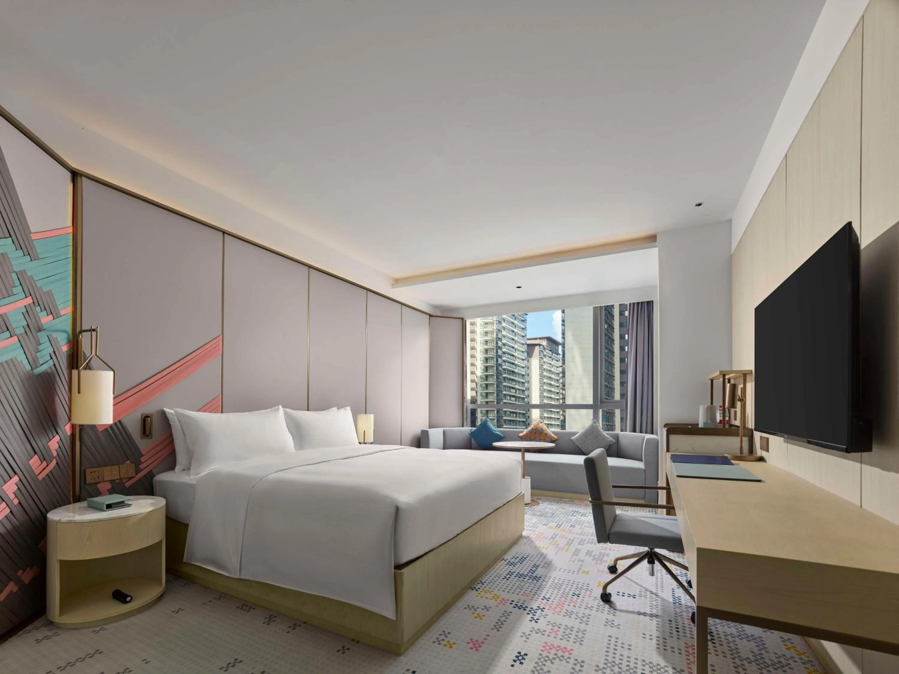 Bed in Doubletree By Hilton Nanning Wuxiang
