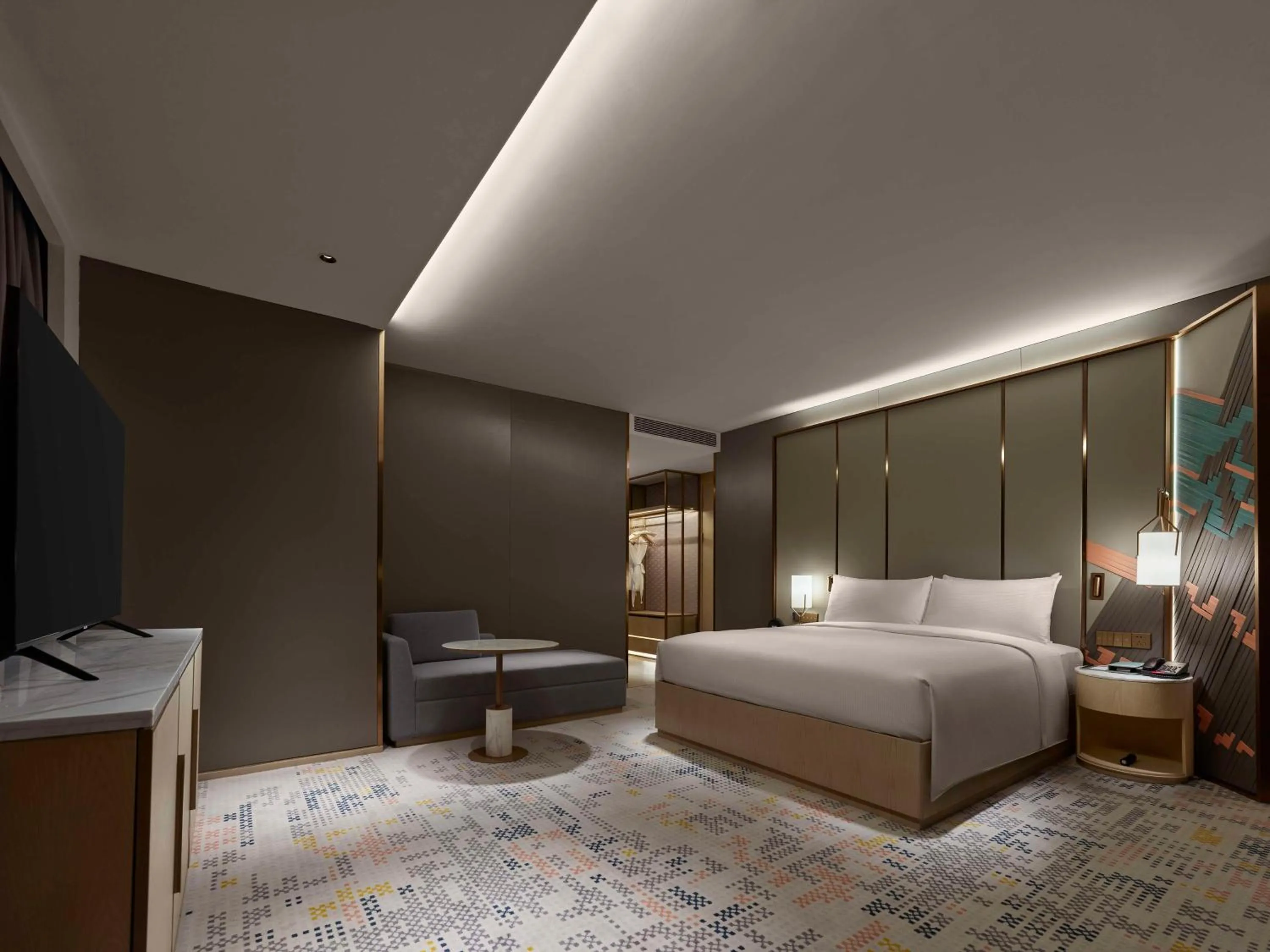 Bed in Doubletree By Hilton Nanning Wuxiang