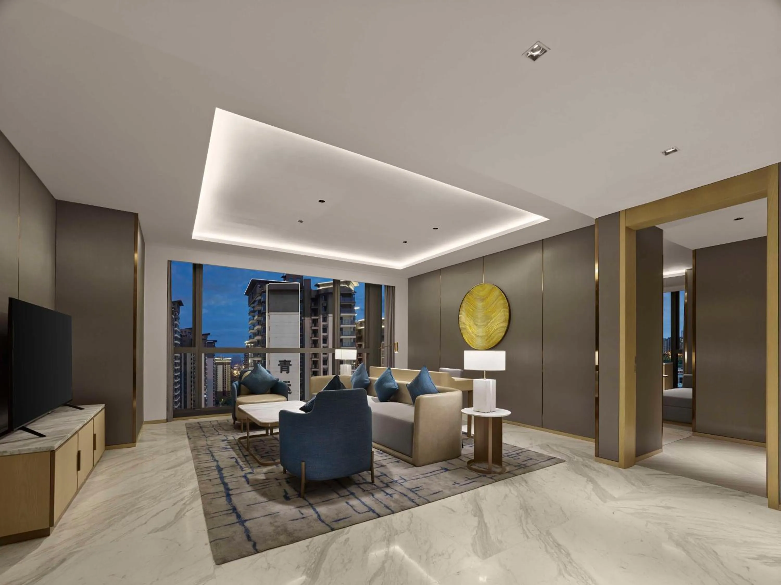 Living room in Doubletree By Hilton Nanning Wuxiang