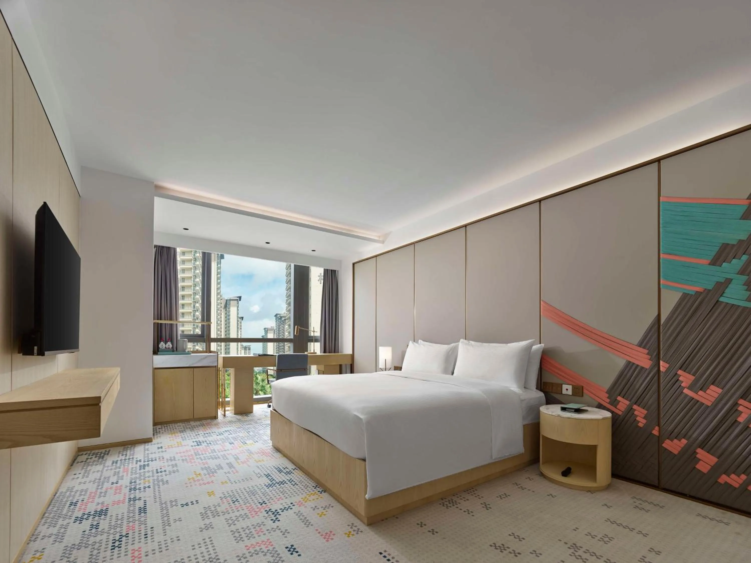 Bed in Doubletree By Hilton Nanning Wuxiang