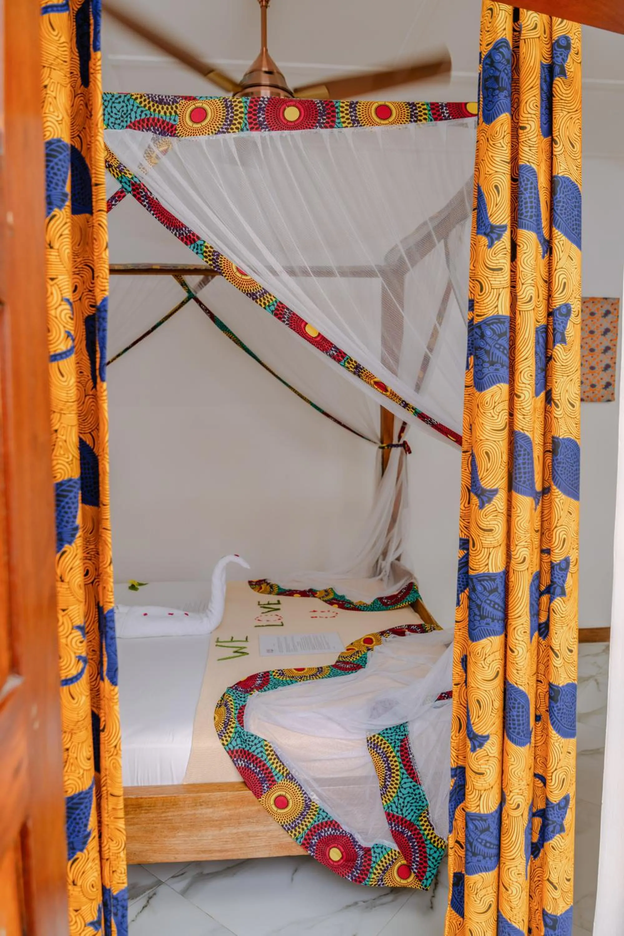 Bed in Shoki Shoki Hotel Stone Town