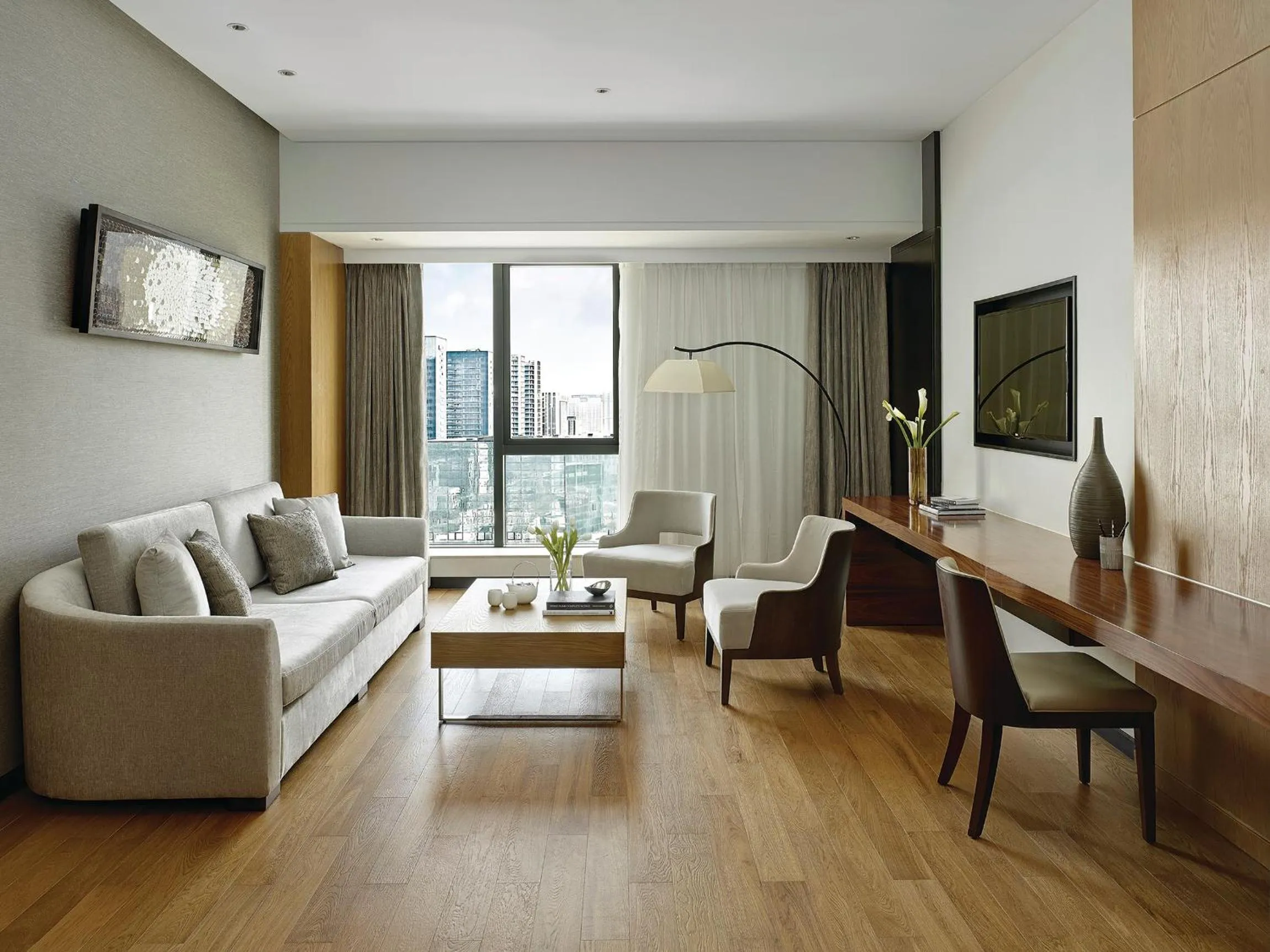 Living room in Langham Place, Ningbo Culture Plaza