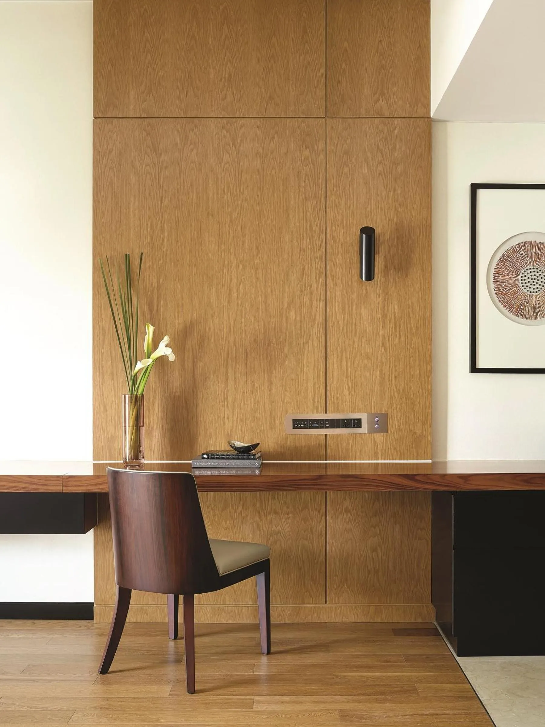 Seating area in Langham Place, Ningbo Culture Plaza