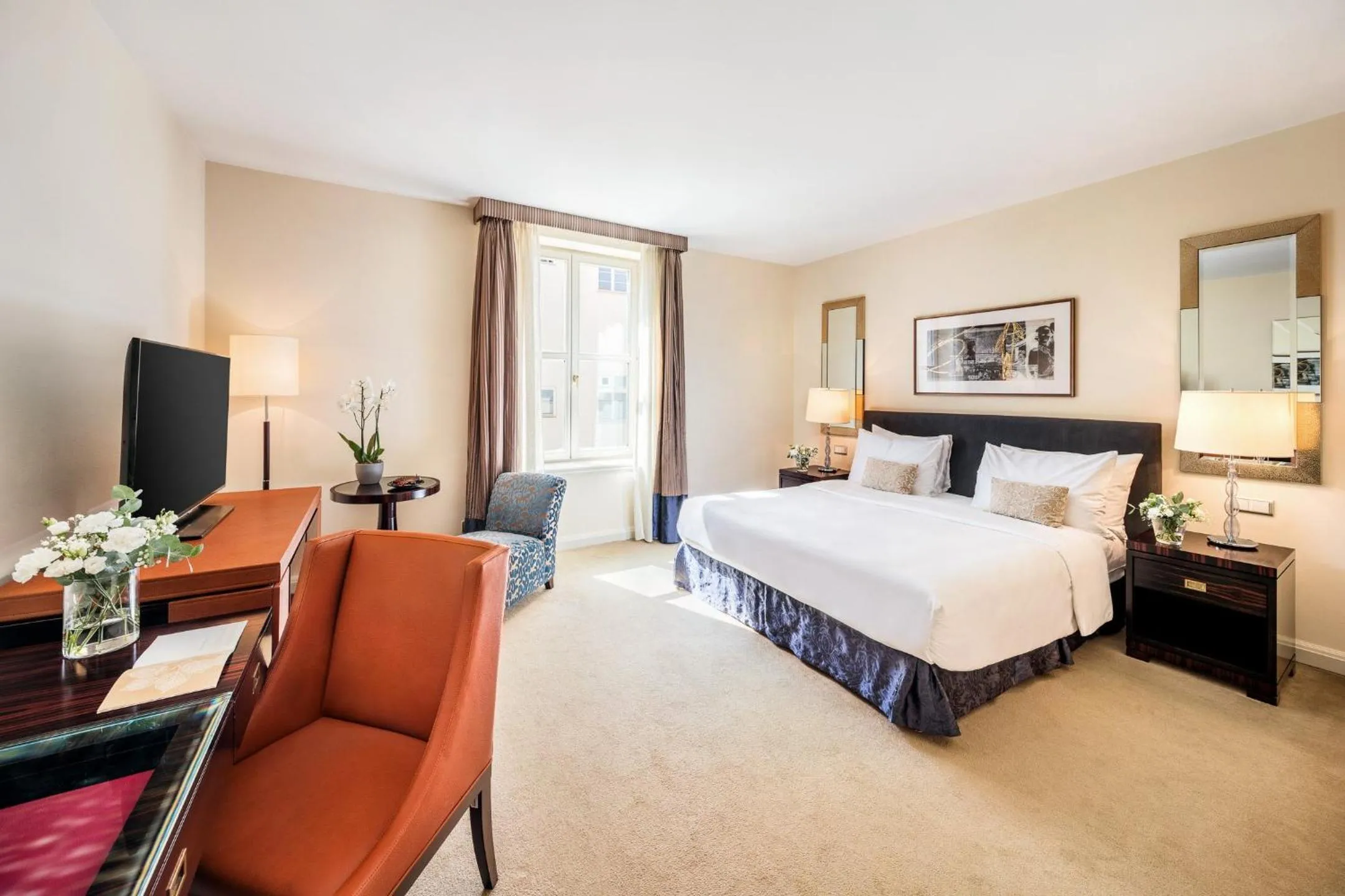 Bedroom, Bed in Mandarin Oriental, Prague