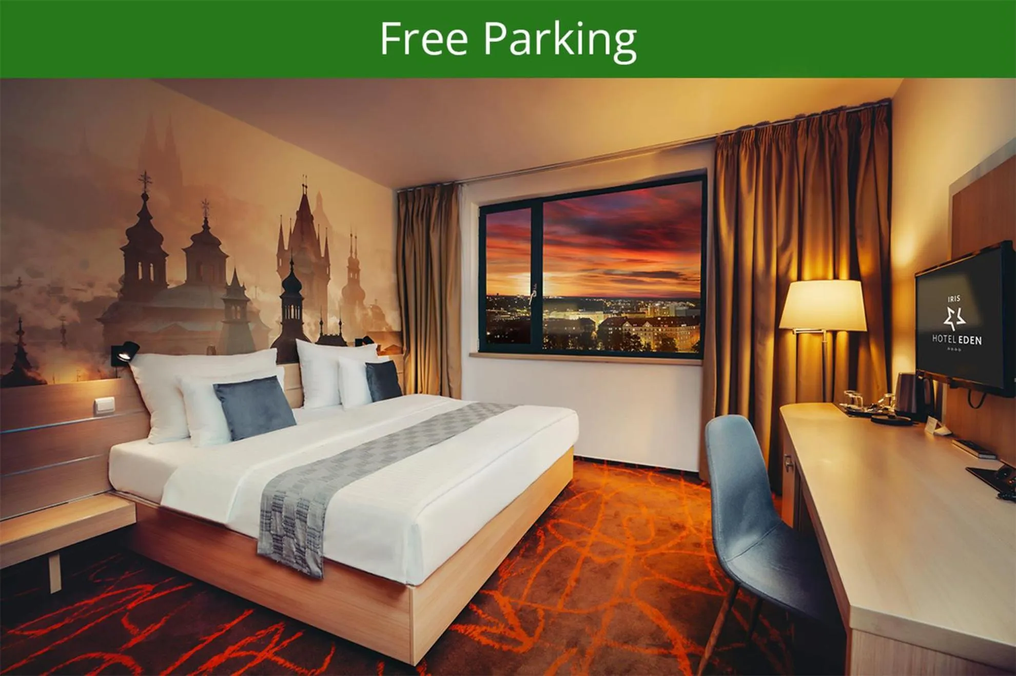 Bedroom, Bed in Iris Hotel Eden - Czech Leading Hotels