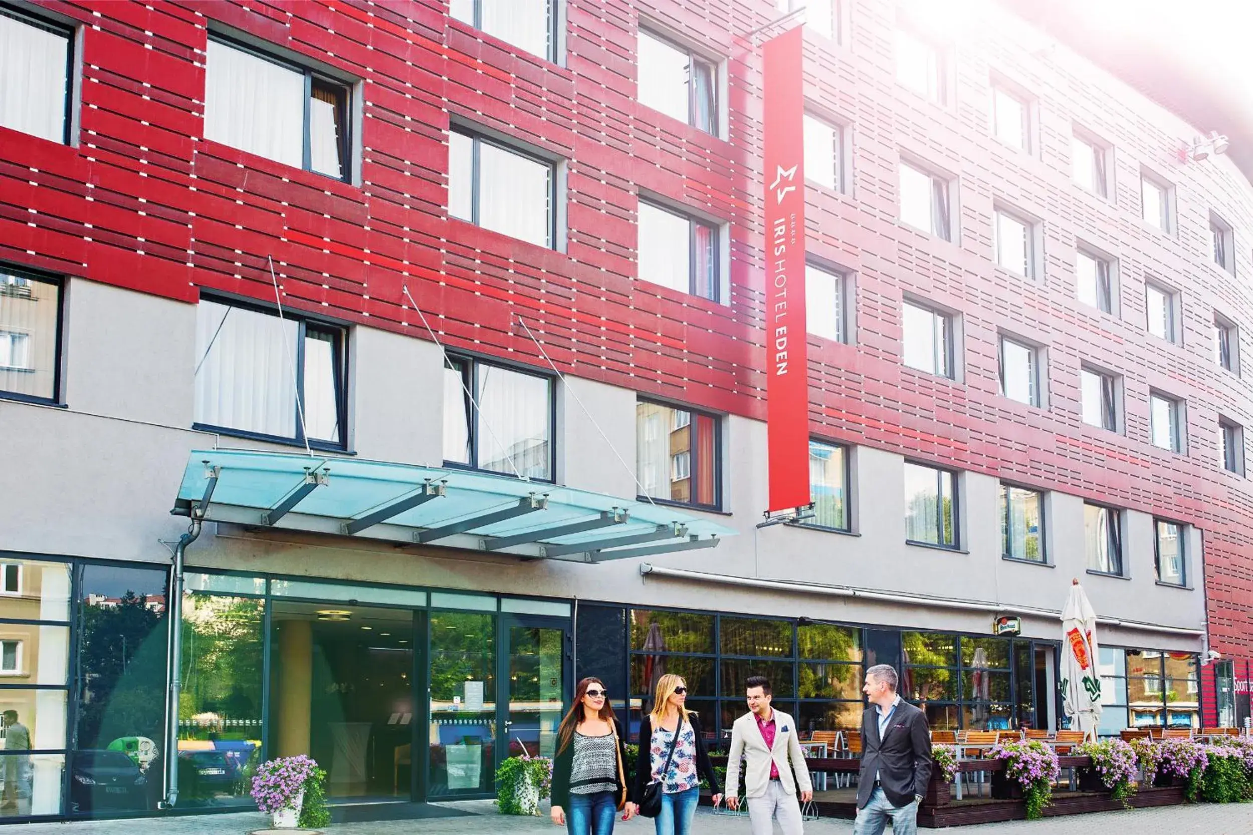 Facade/entrance in Iris Hotel Eden - Czech Leading Hotels Facade/entrance in Iris Hotel Eden - Czech Leading Hotels