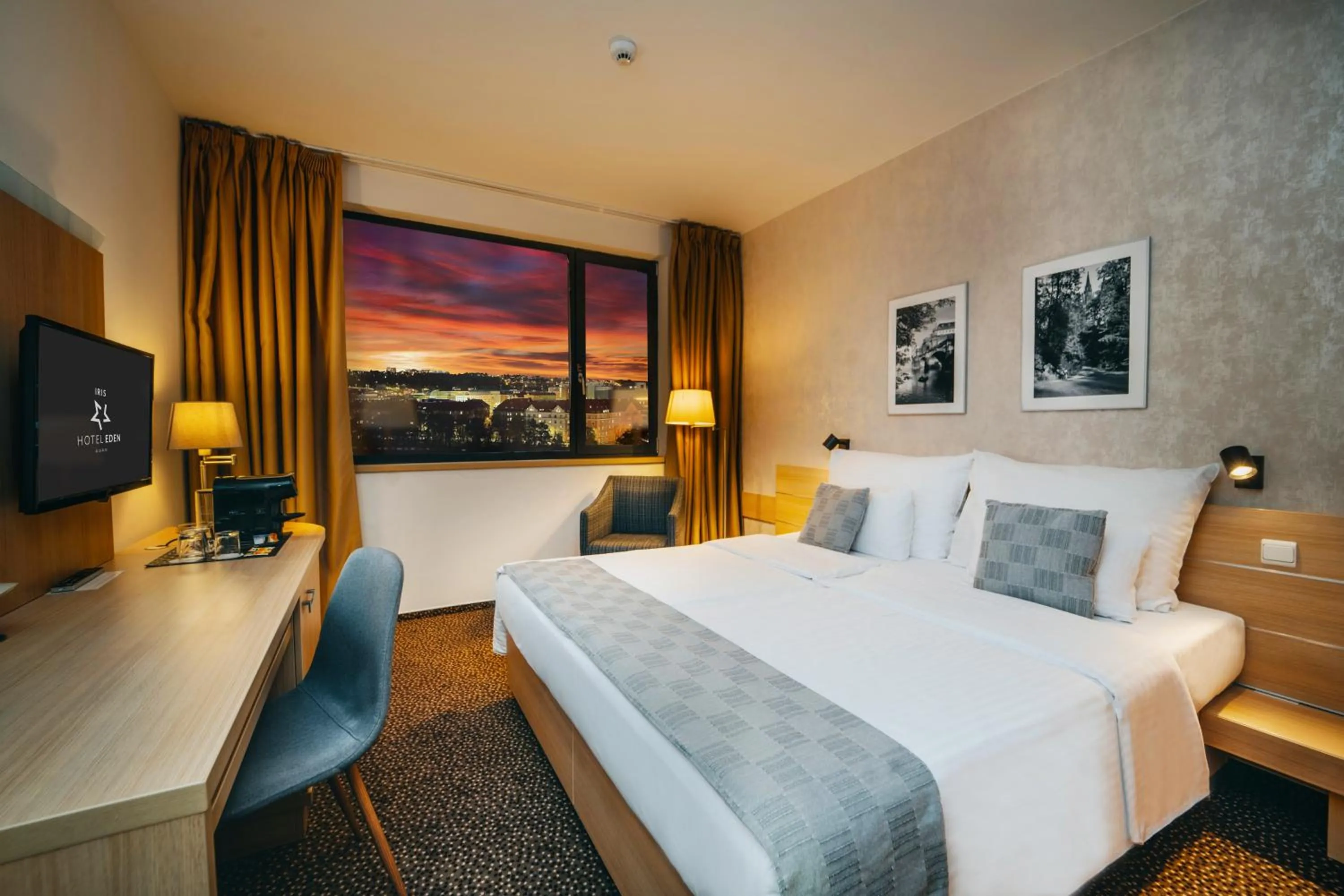 Bedroom, Bed in Iris Hotel Eden - Czech Leading Hotels