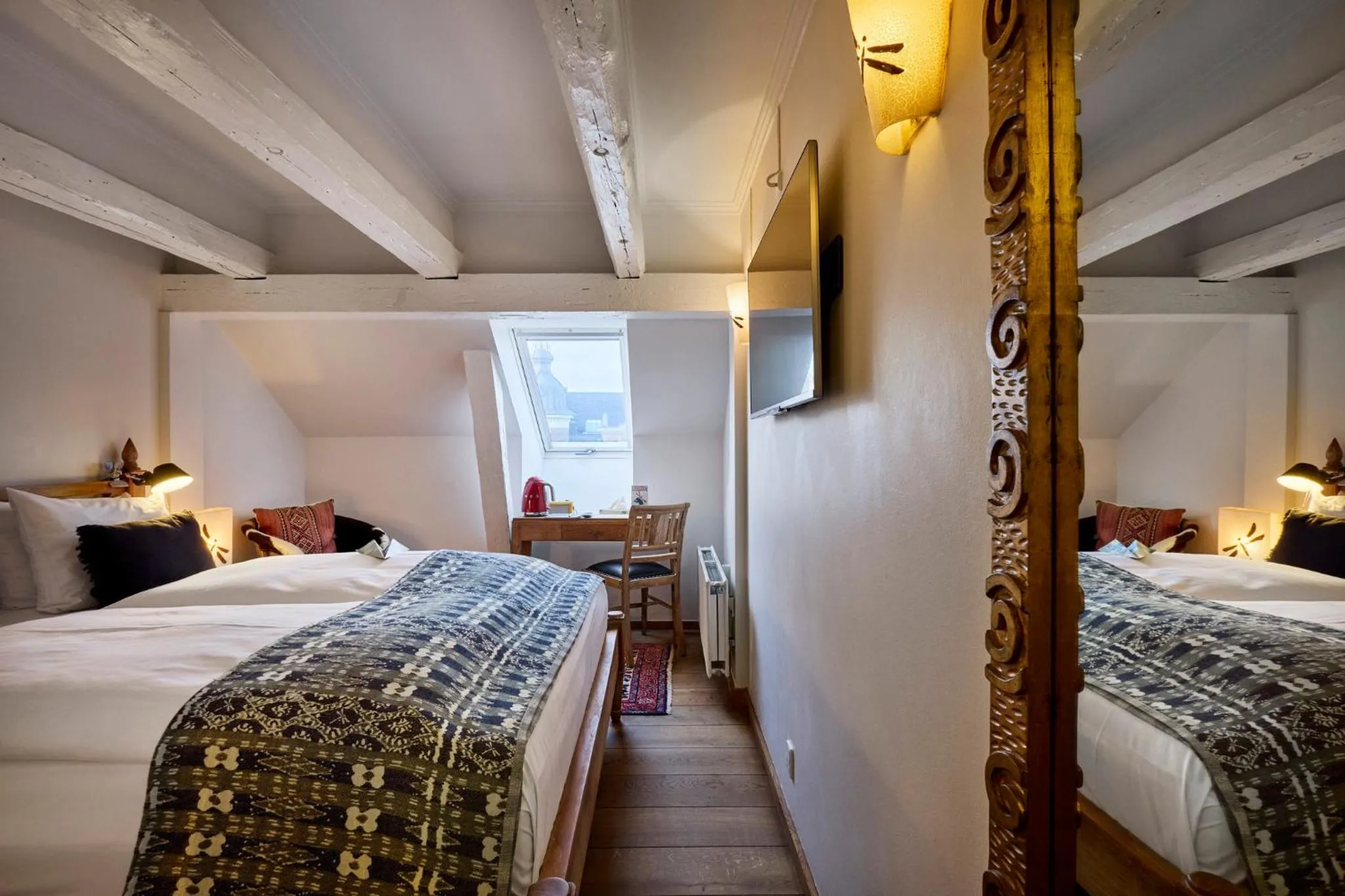 Bedroom, Bed in Babette Guldsmeden