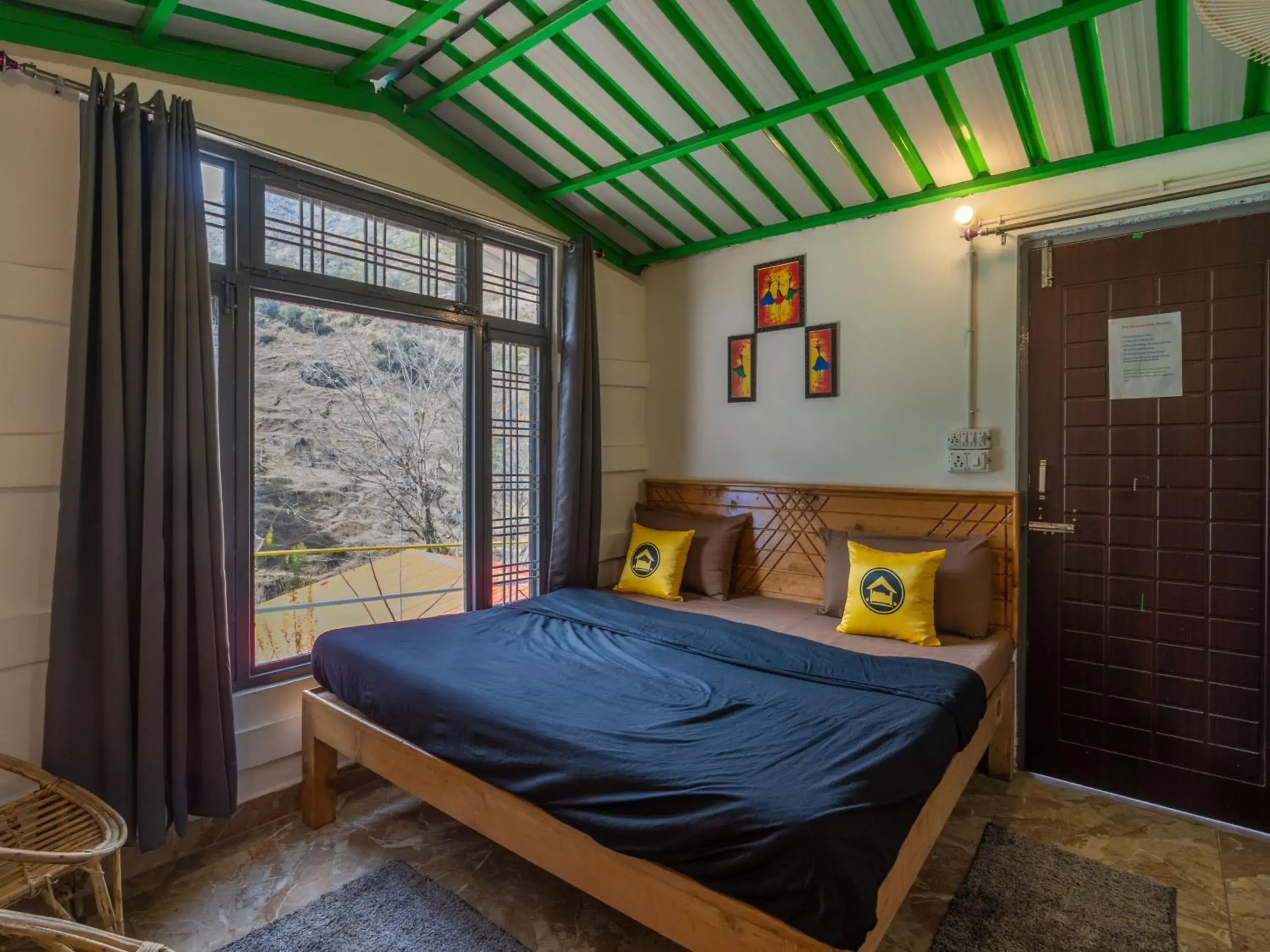 Photo of the whole room, Bed in The Hosteller Mussoorie By the Streamside, Kempty Photo of the whole room, Bed in The Hosteller Mussoorie By the Streamside, Kempty