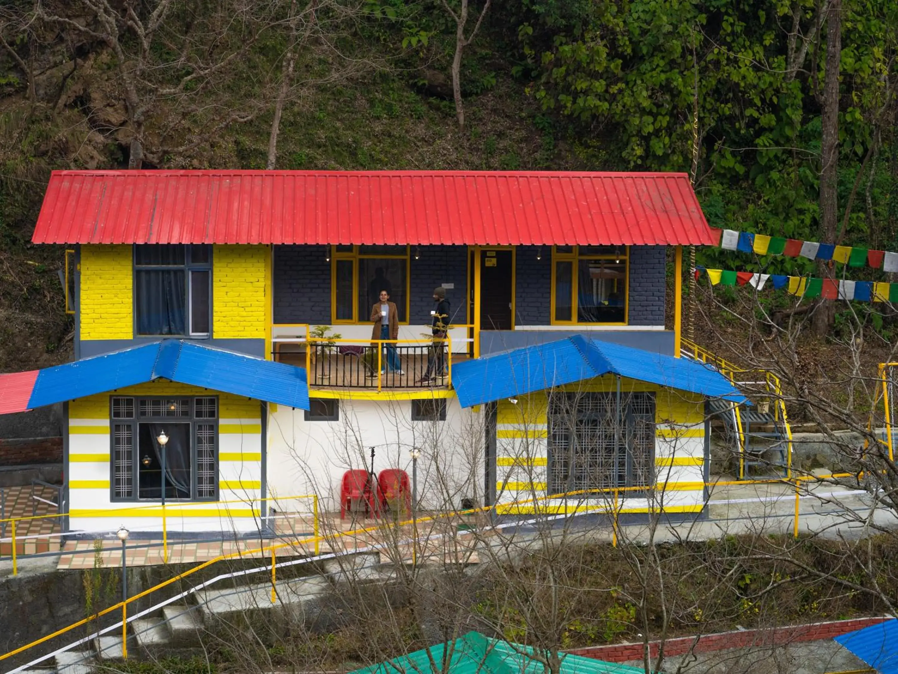 Property building in The Hosteller Mussoorie By the Streamside, Kempty Property building in The Hosteller Mussoorie By the Streamside, Kempty