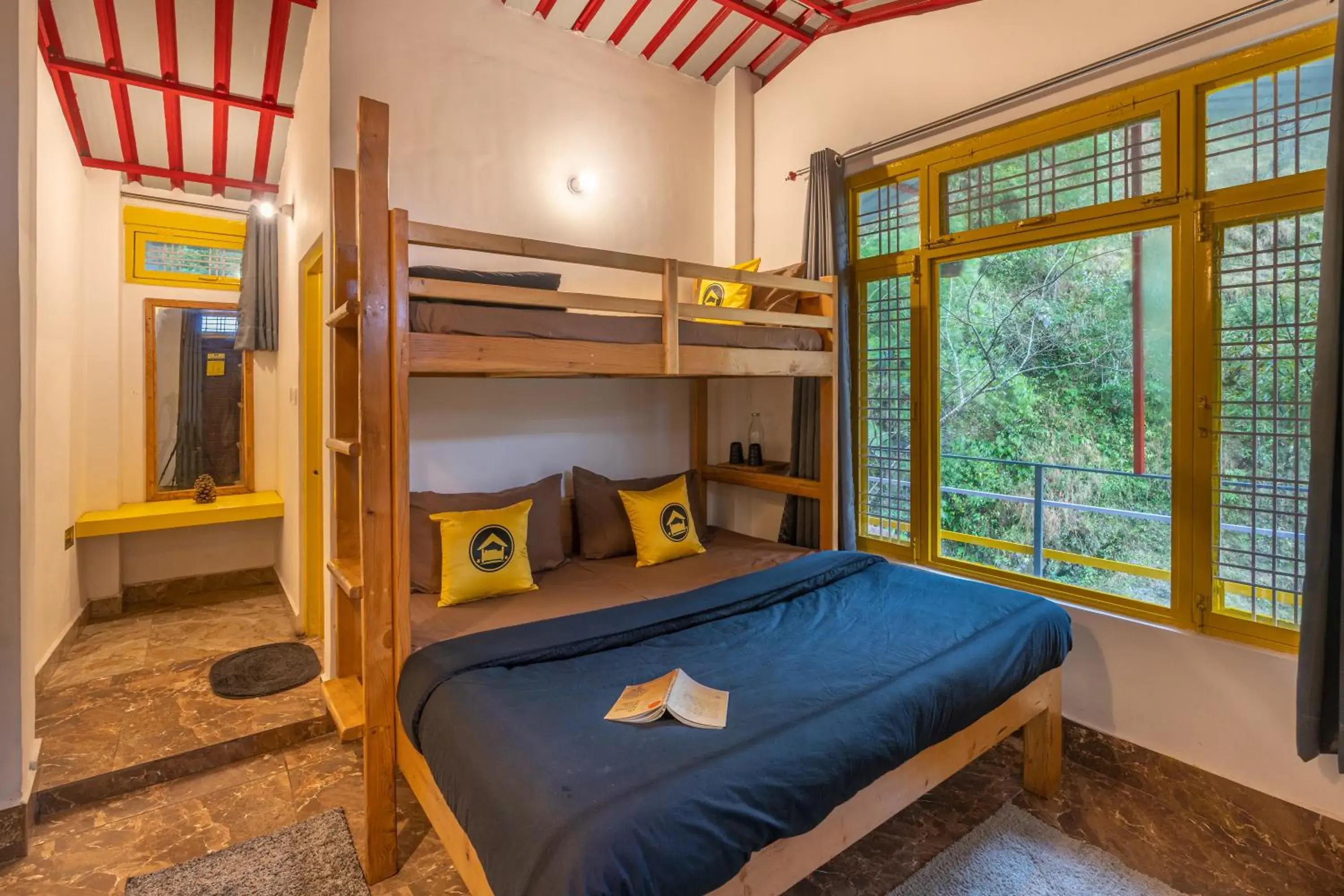 Photo of the whole room, Bed in The Hosteller Mussoorie By the Streamside, Kempty Photo of the whole room, Bed in The Hosteller Mussoorie By the Streamside, Kempty