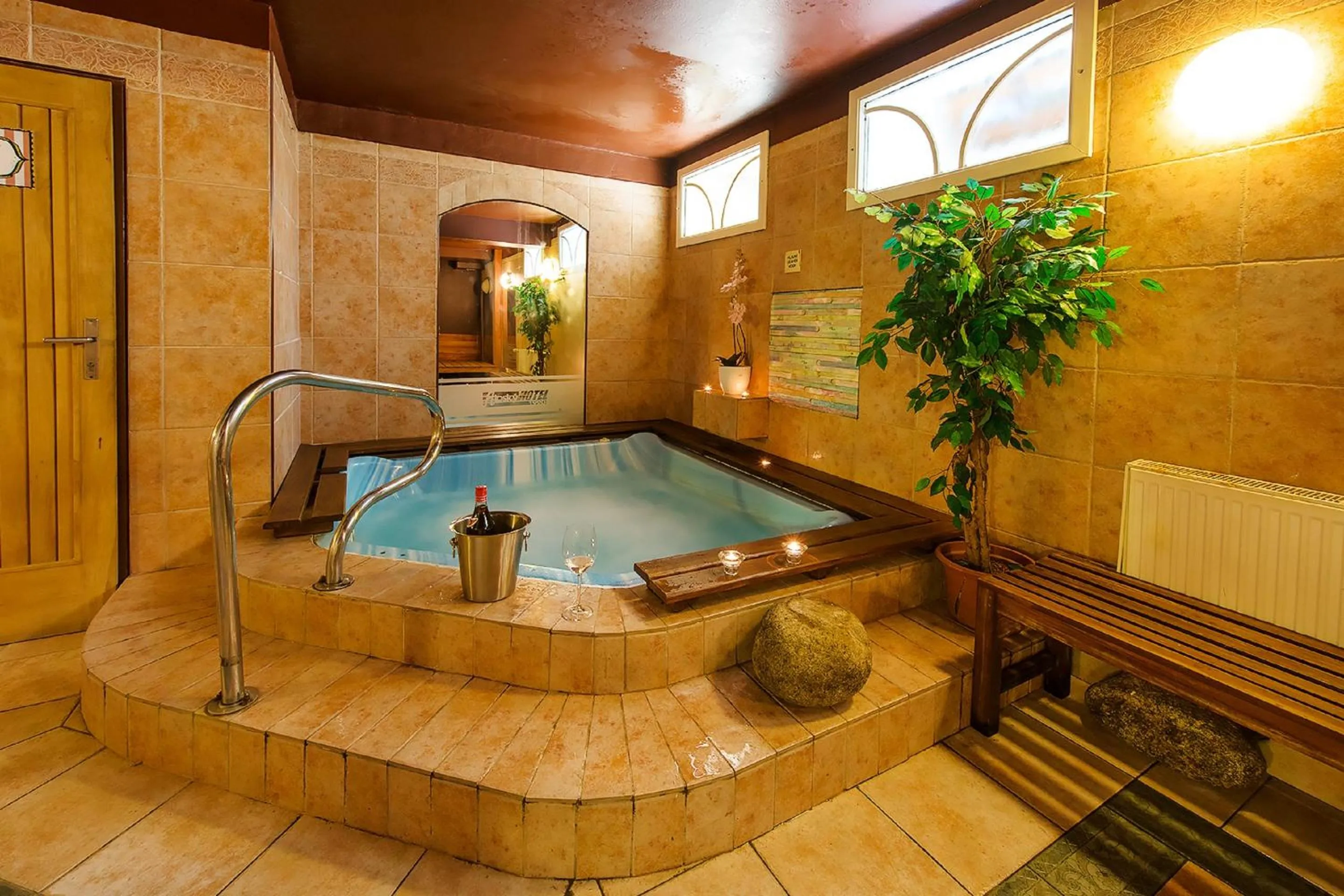 Hot Tub in Alpský Hotel