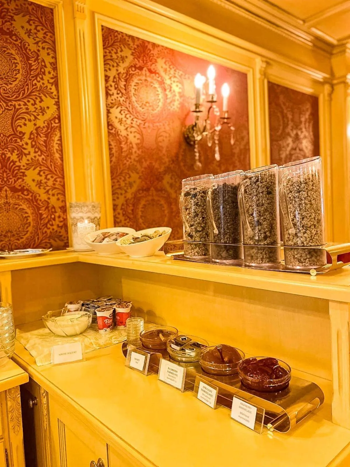 Buffet breakfast in Luxury Family Hotel Royal Palace