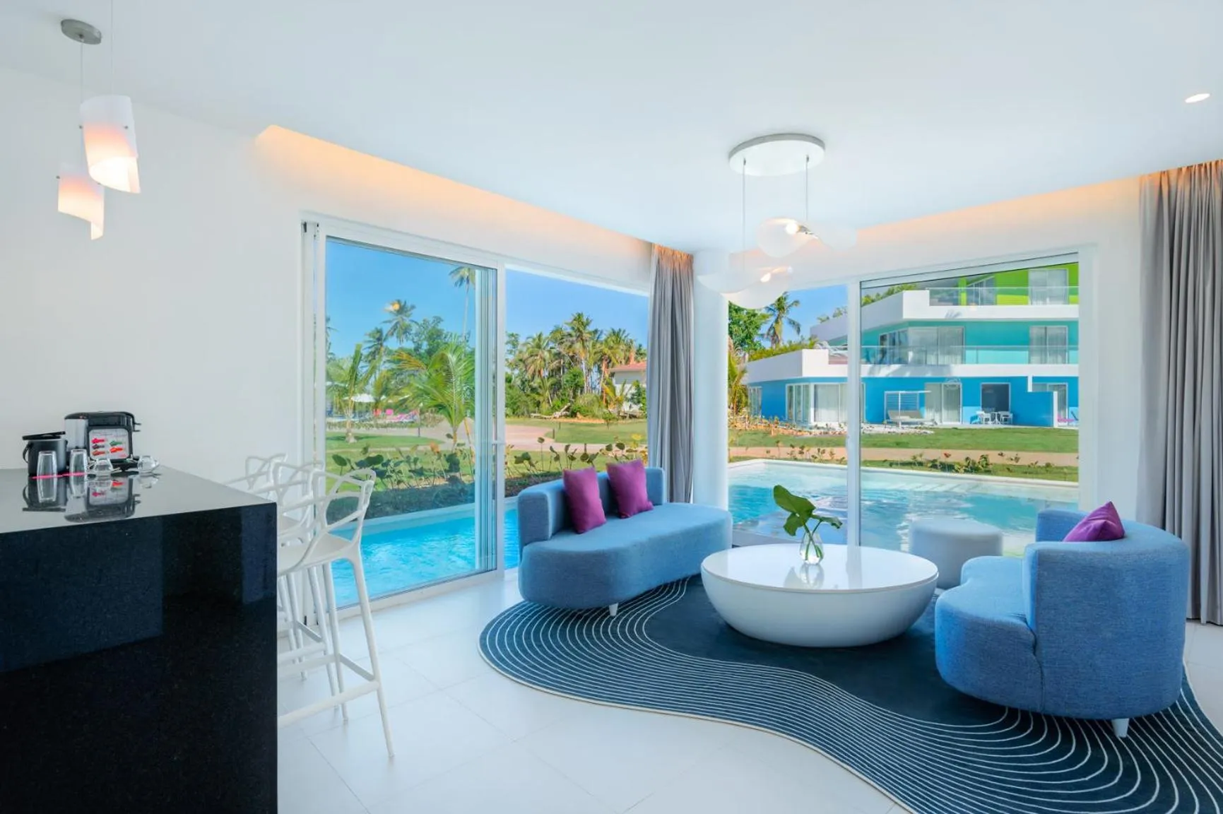 Living room in Temptation Grand Miches Resort - All Inclusive - Couples Only