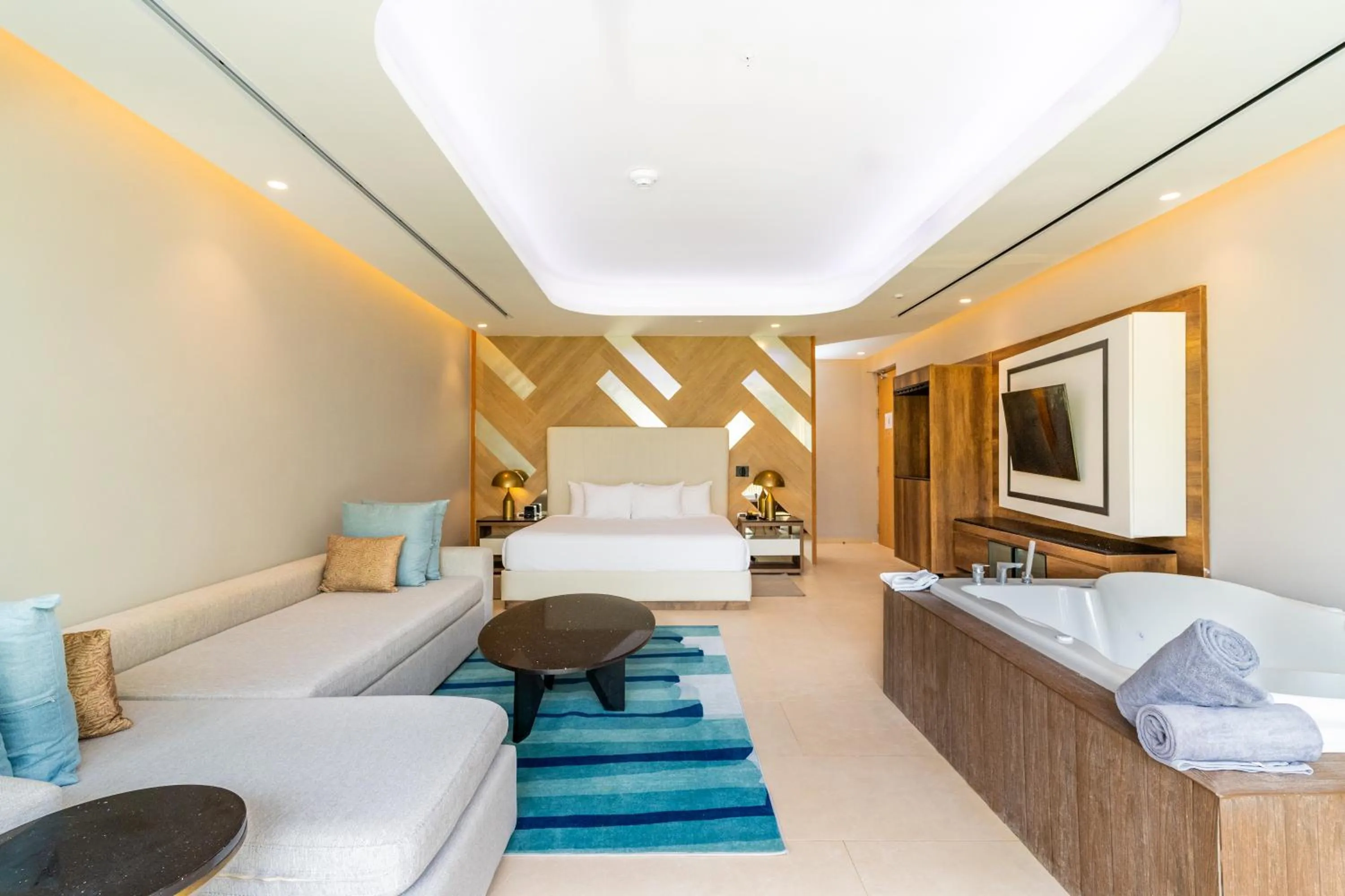 Photo of the whole room, Bed in Temptation Grand Miches Resort - All Inclusive - Couples Only