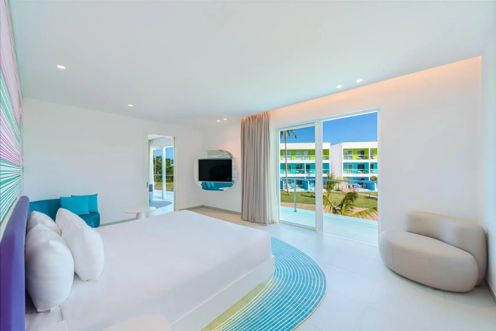 Photo of the whole room, Bed in Temptation Grand Miches Resort - All Inclusive - Couples Only