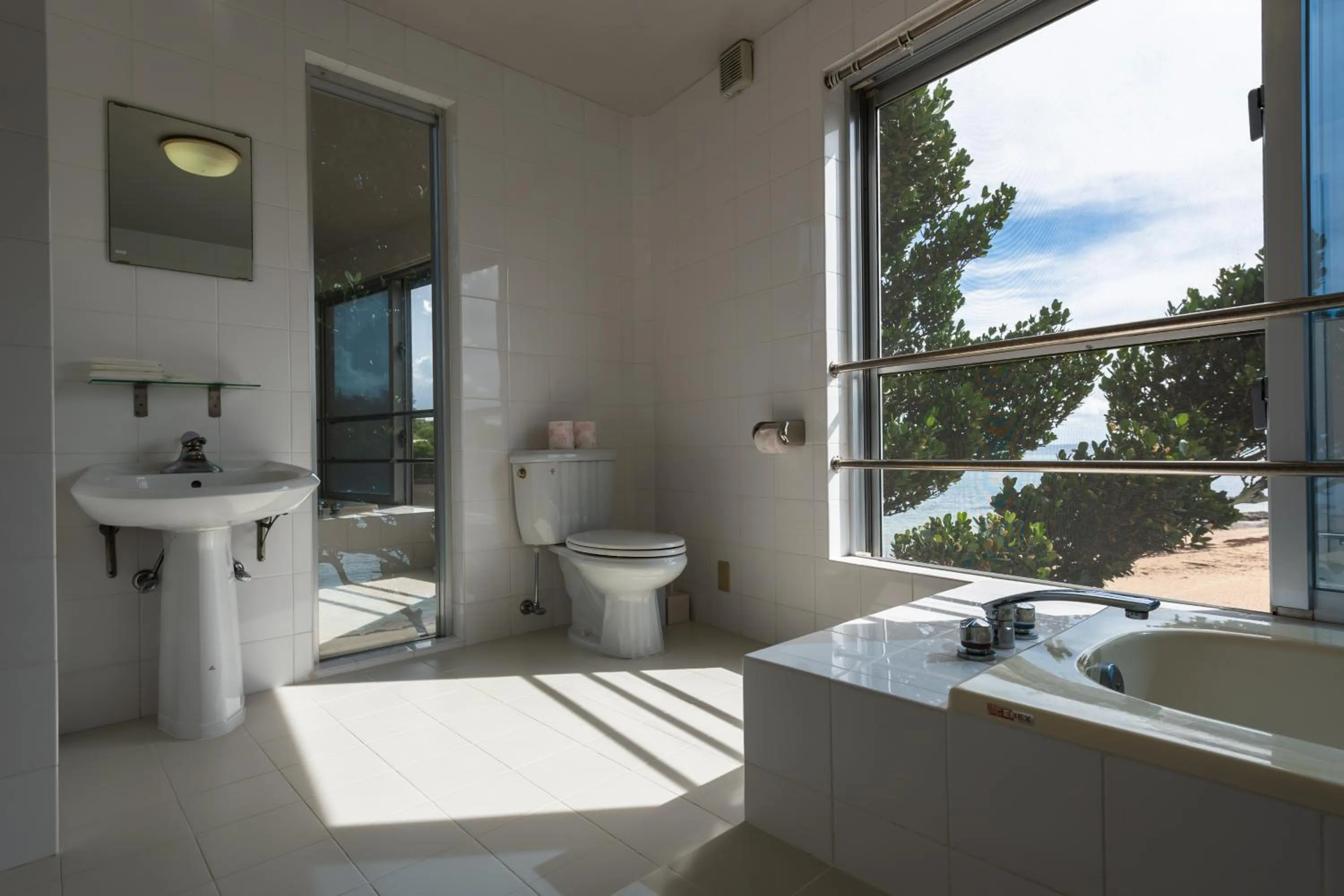 Bathroom in Pine House in Ginoza