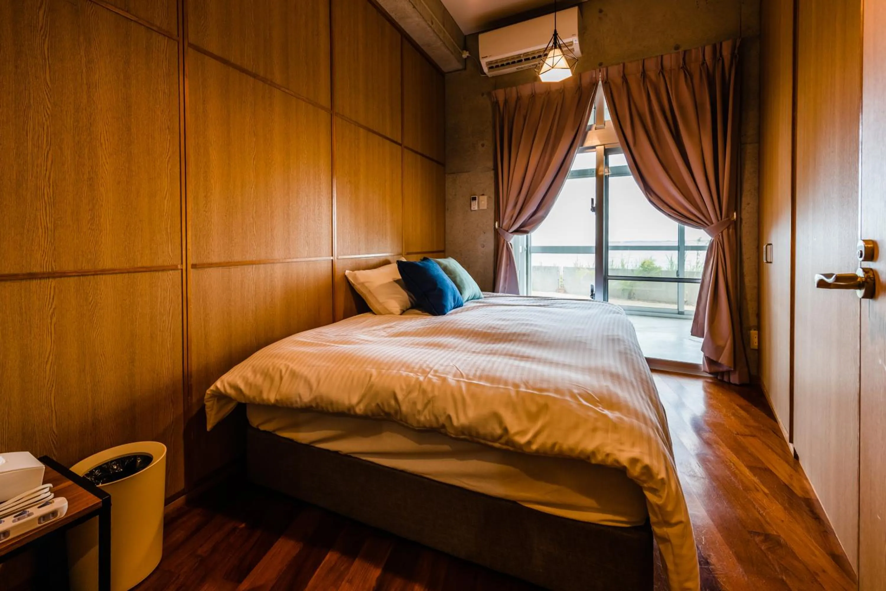 Bedroom, Bed in Pine House in Ginoza