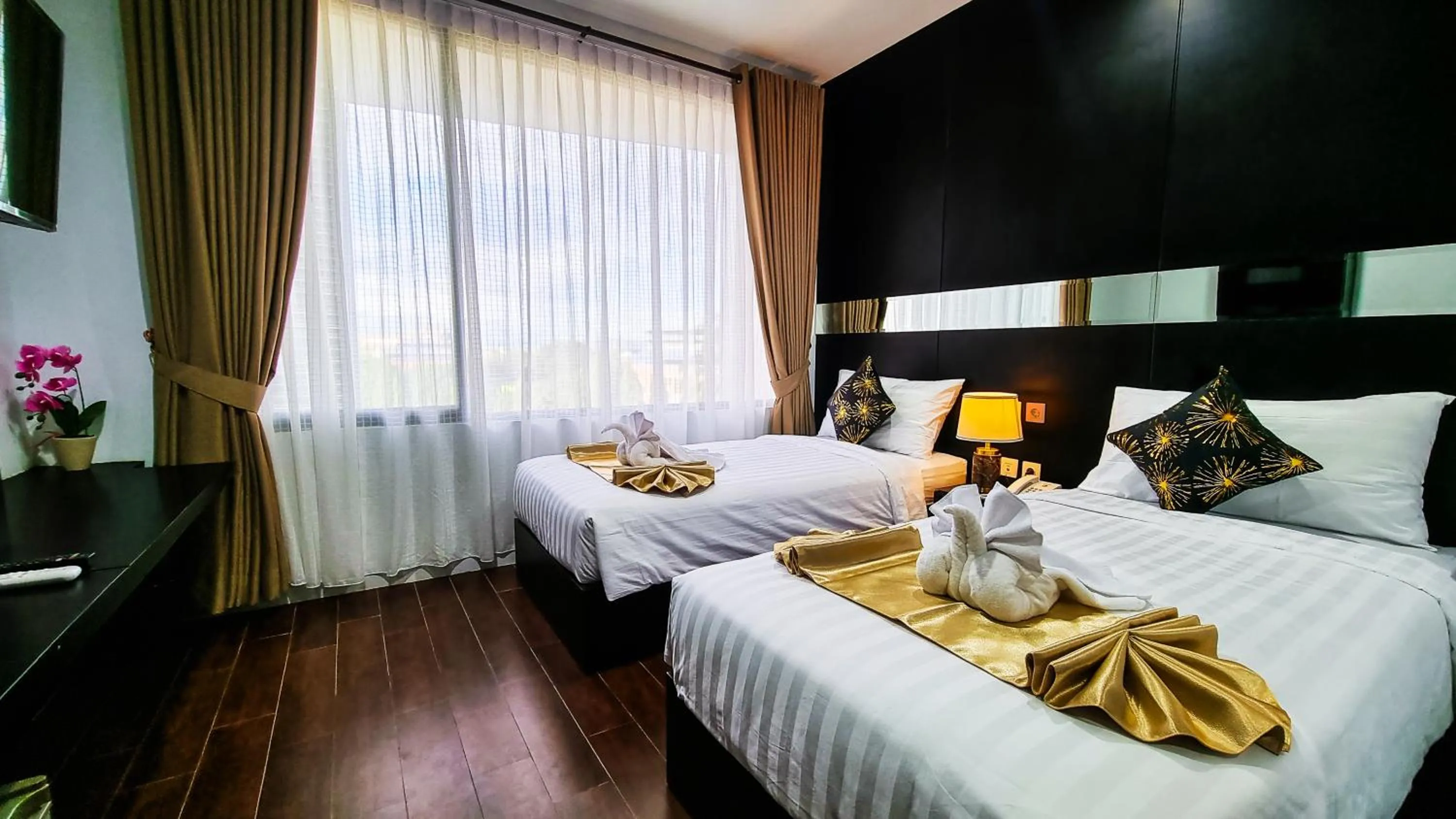 Bed in Hotel Rasamala