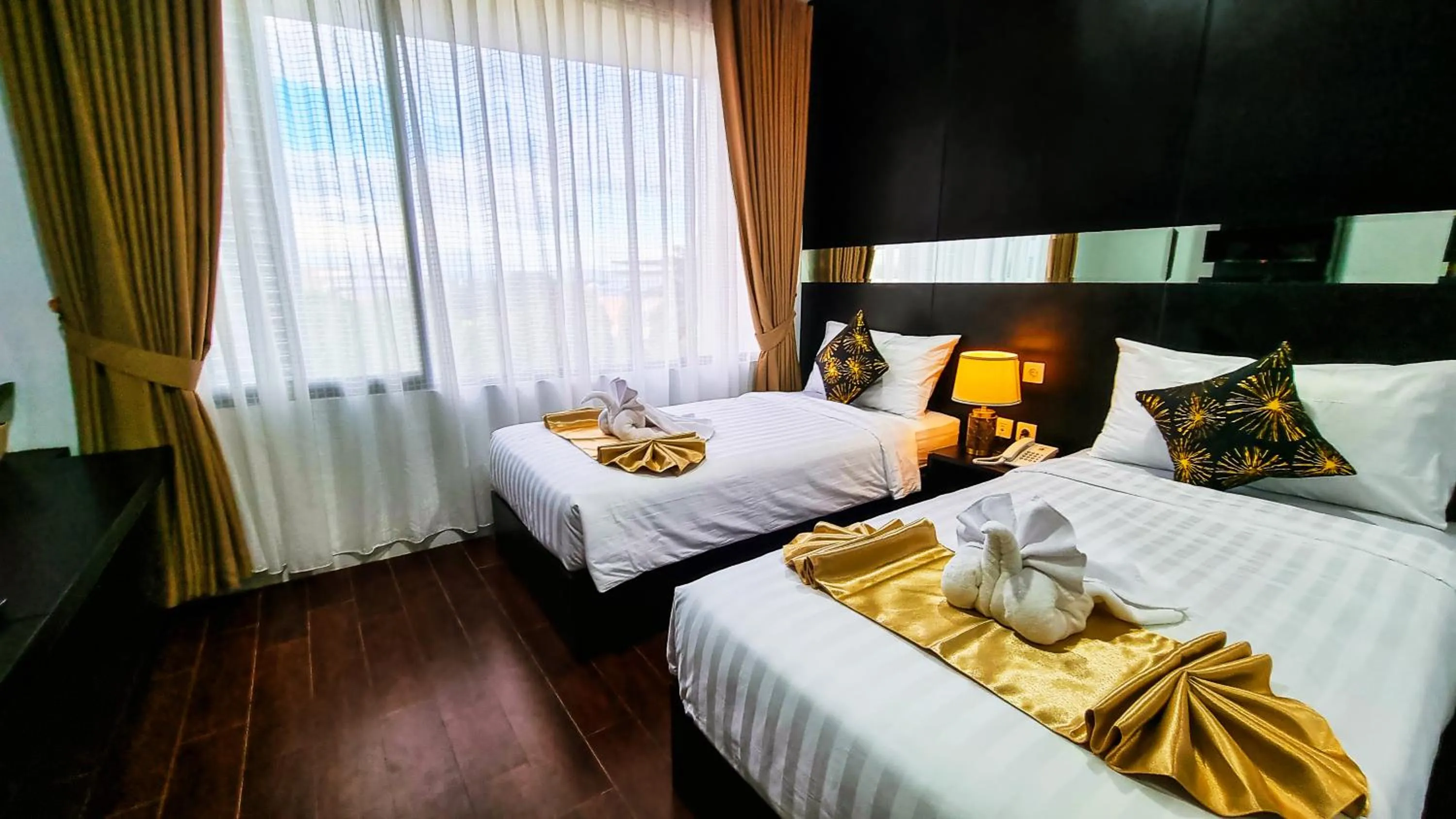 Bed in Hotel Rasamala