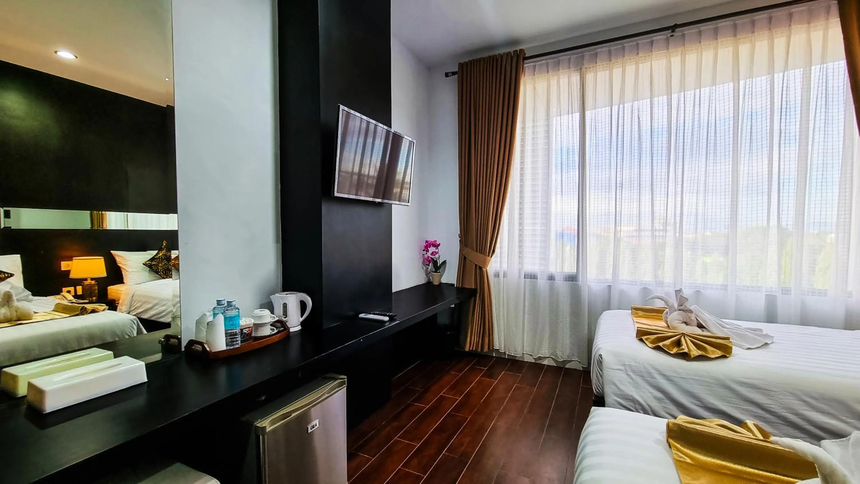 Bed in Hotel Rasamala