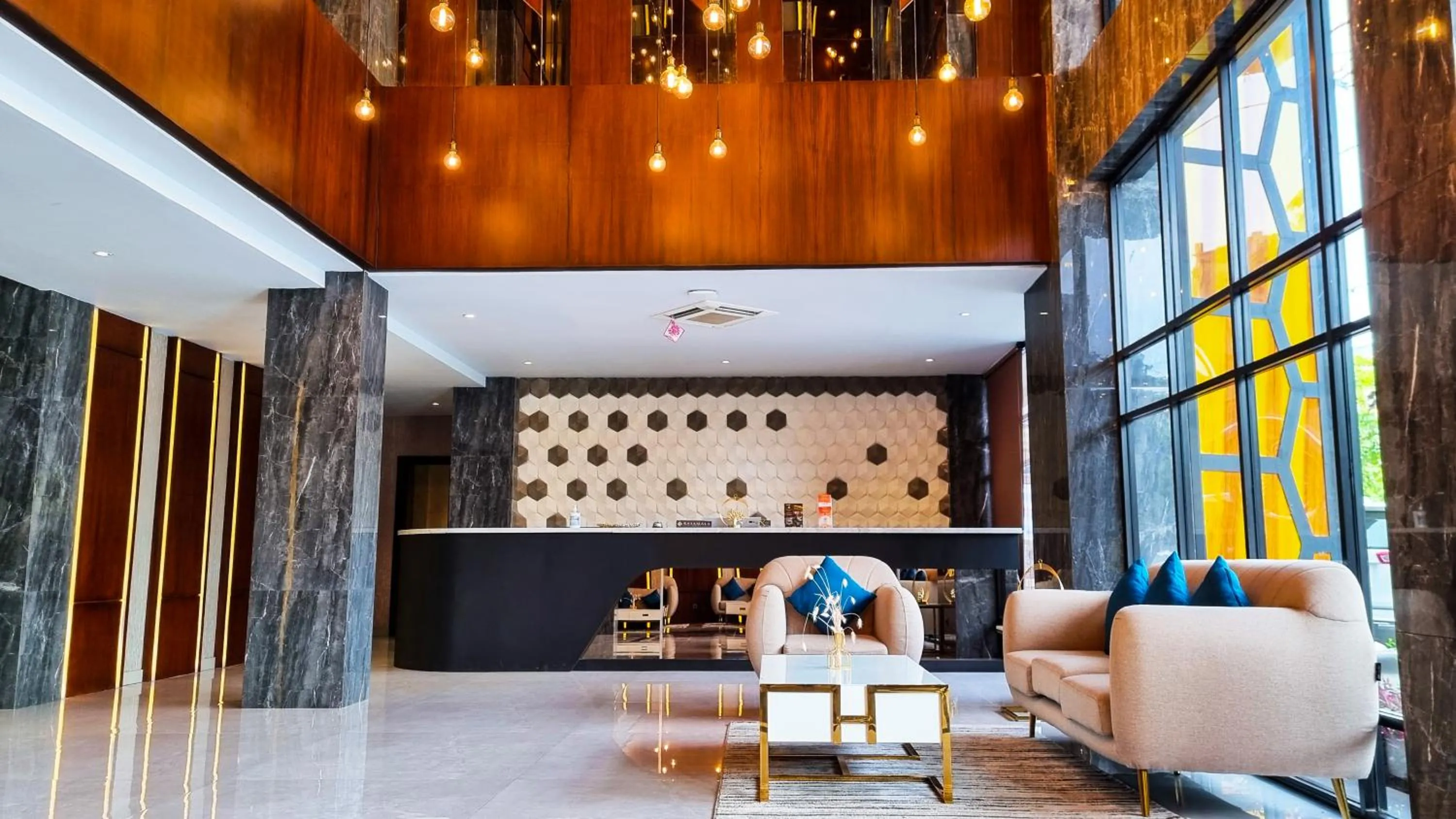 Lobby or reception in Hotel Rasamala