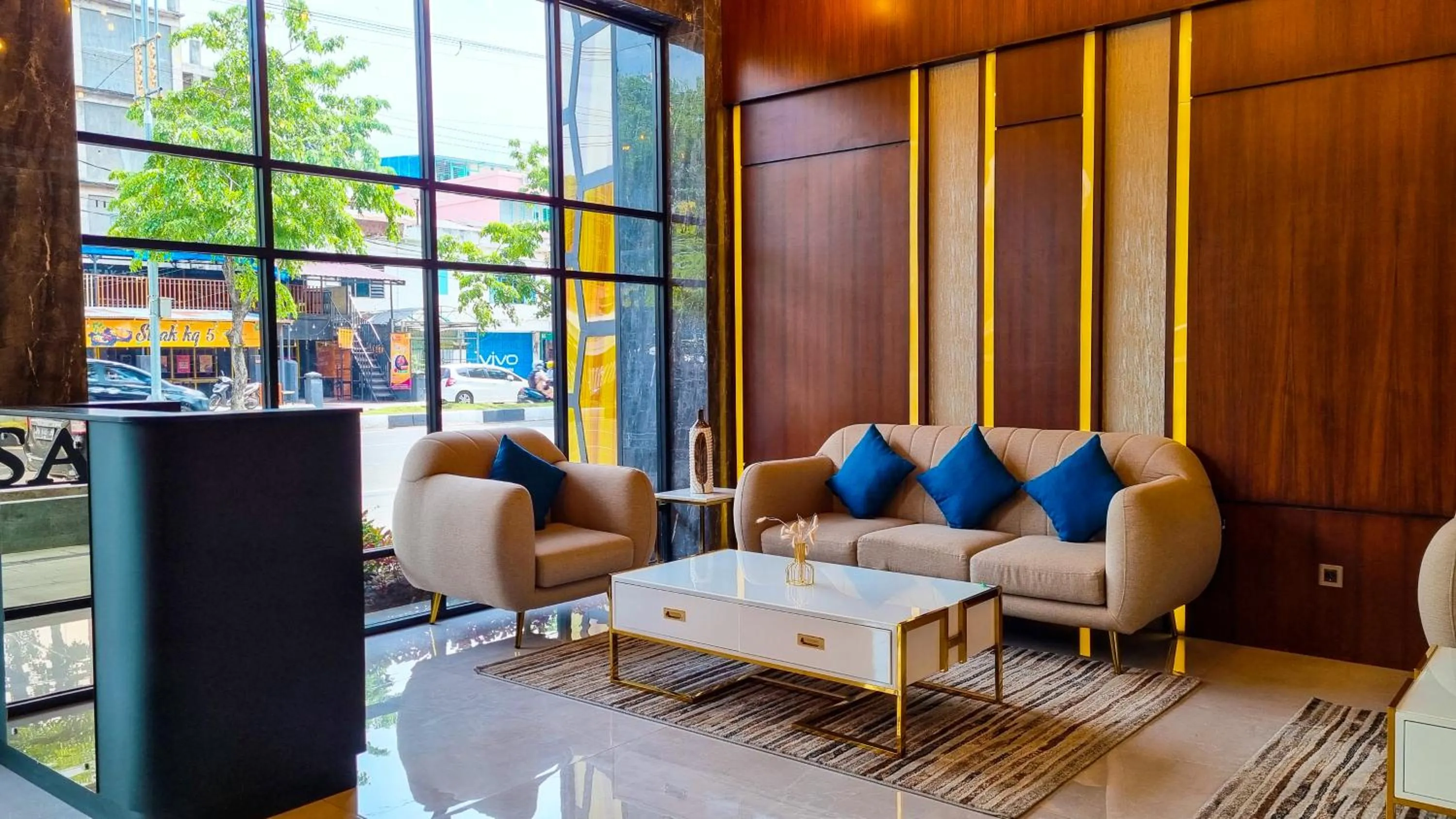 Living room in Hotel Rasamala