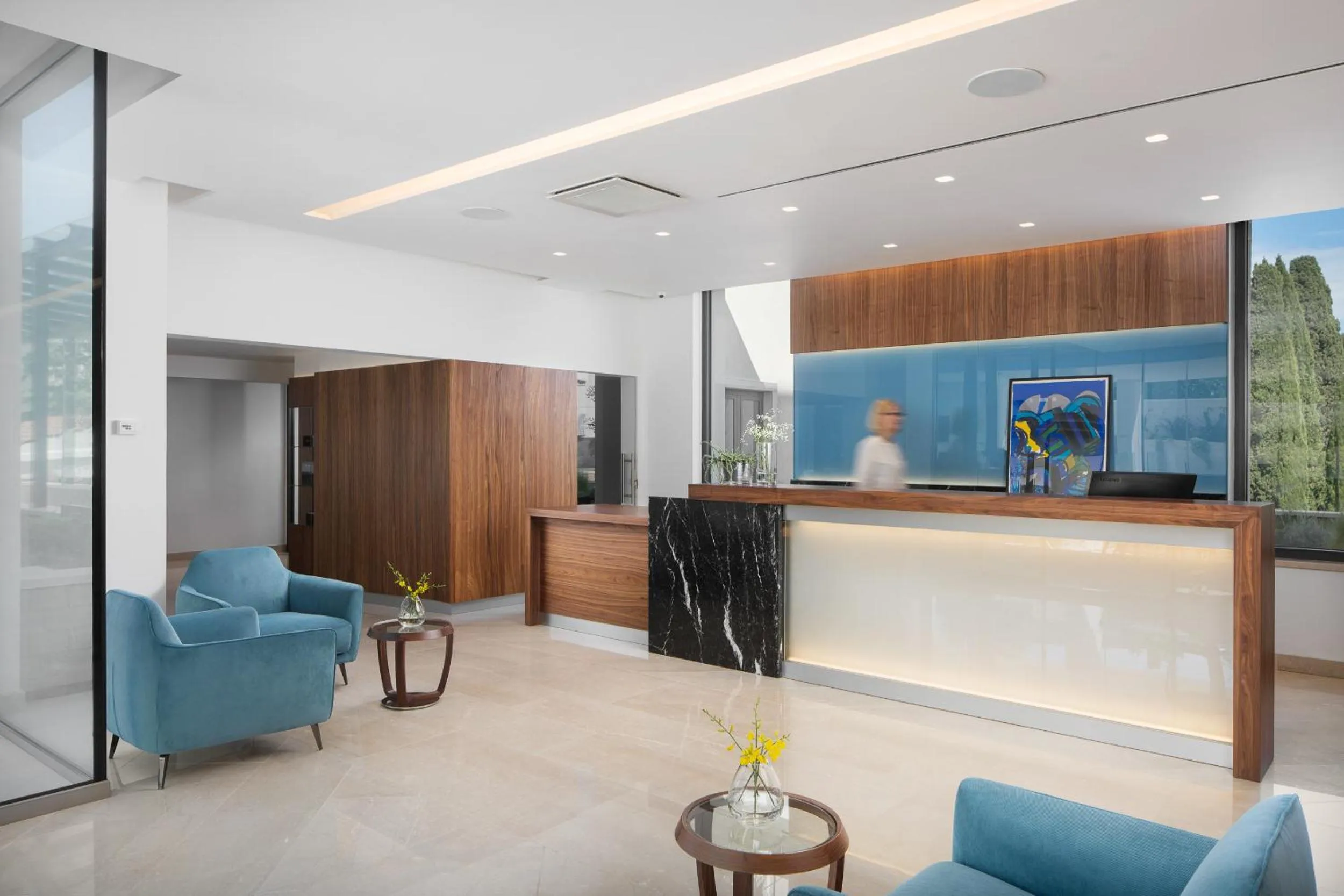 Lobby or reception in Hotel Milan