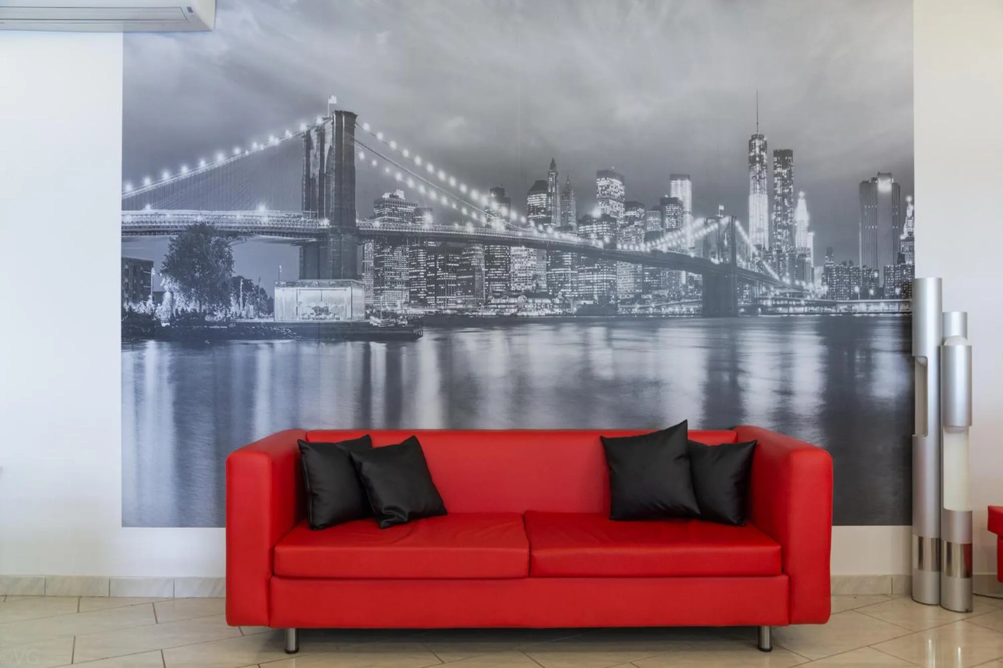 Communal lounge/ TV room in Hotel San Paolo