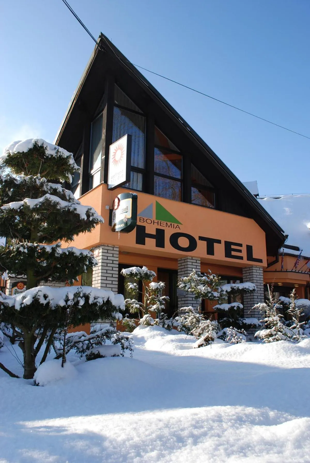 Facade/entrance in Hotel Bohemia