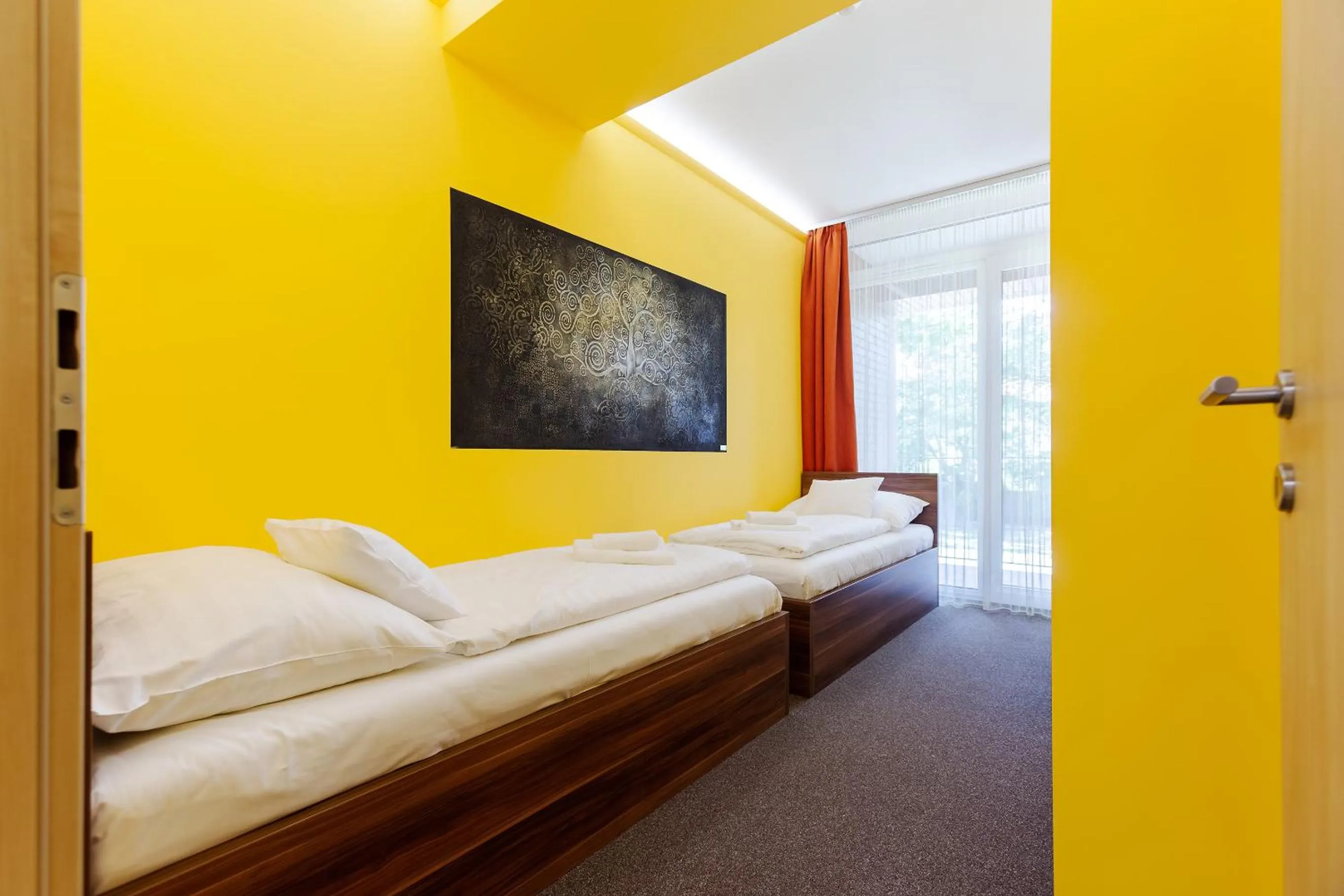 Bedroom, Bed in Hostel Mayer Superior Veszprém