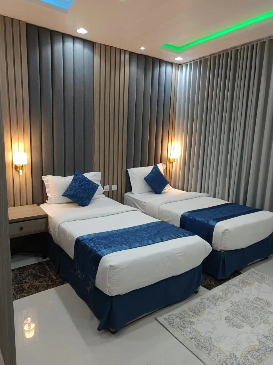 Bed in Al Farhan Hotel Qurtuba