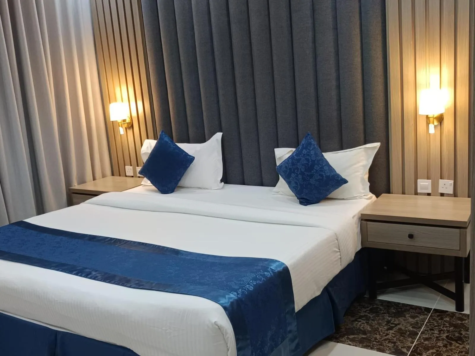Bed in Al Farhan Hotel Qurtuba