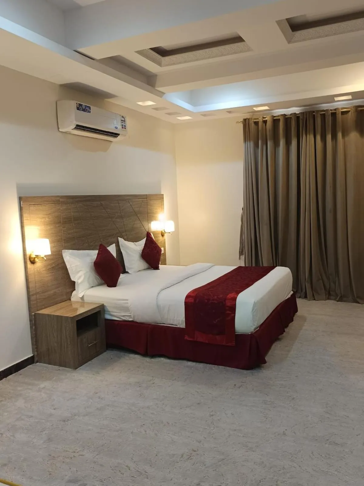 Bed in Al Farhan Hotel Qurtuba