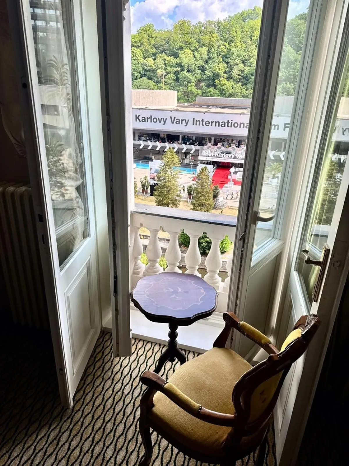 Balcony/Terrace in Hotel Rudolf II Karlovy Vary