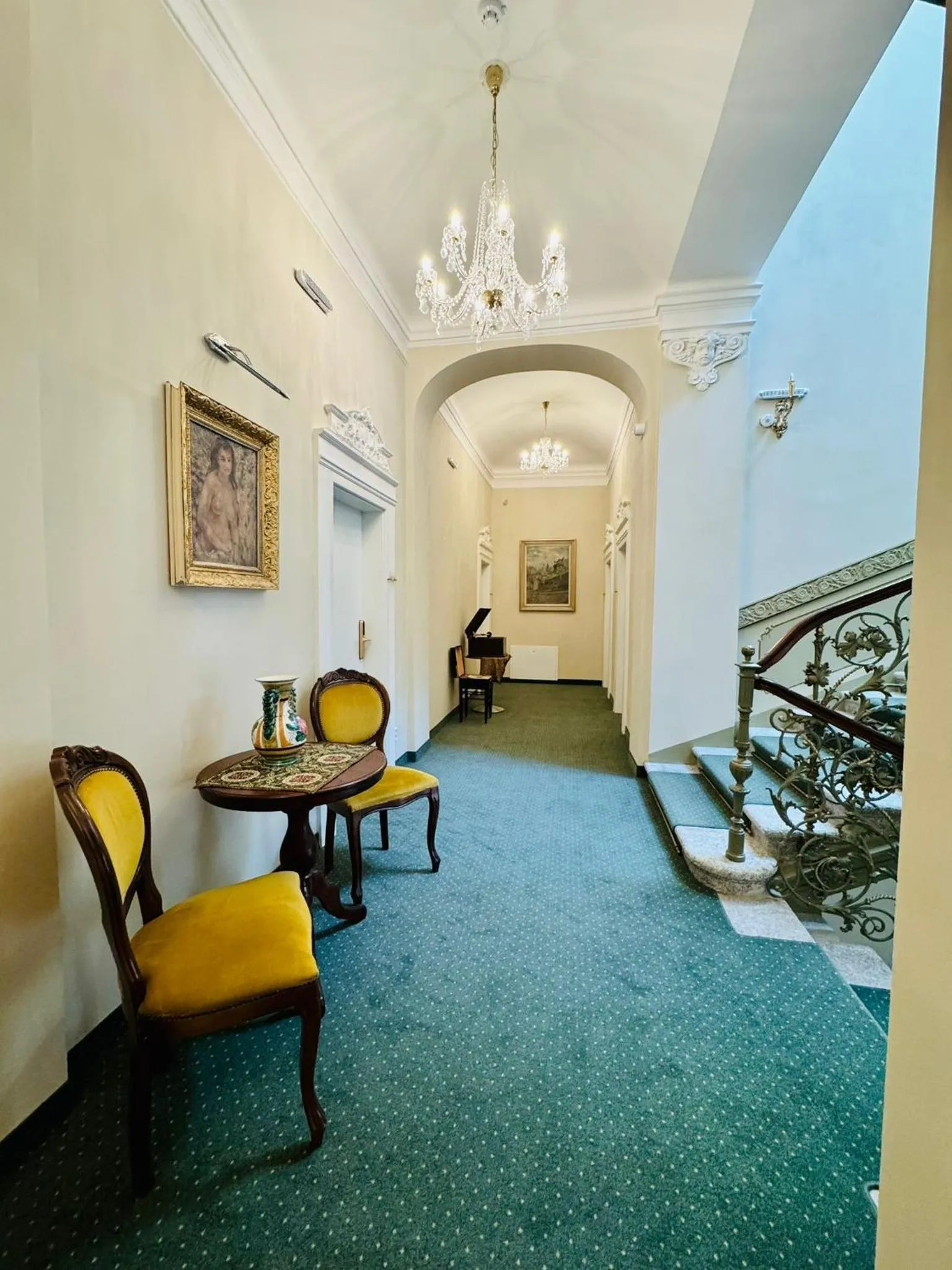Seating area in Hotel Rudolf II Karlovy Vary