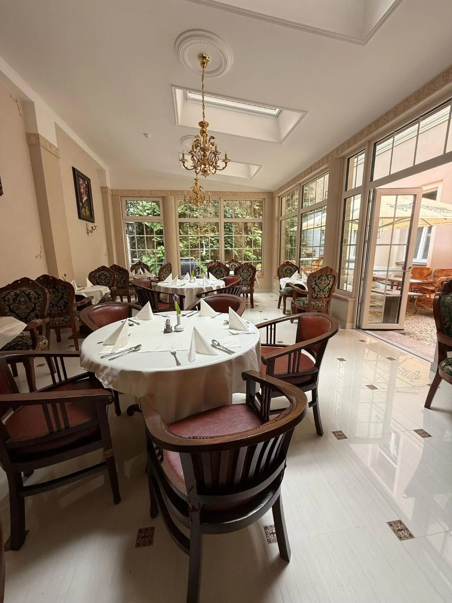 Seating area in Hotel Rudolf II Karlovy Vary