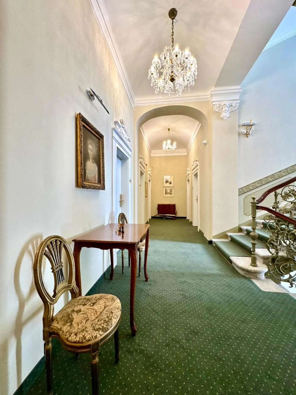 Seating area in Hotel Rudolf II Karlovy Vary